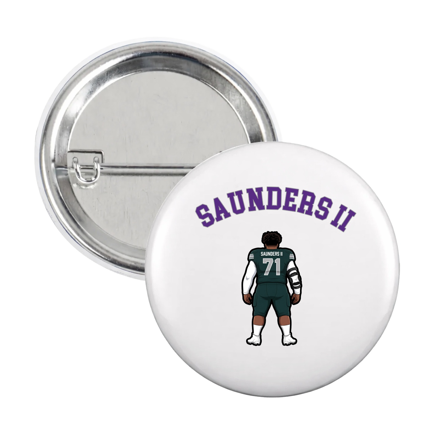 Game Day Button — Shirsey Arch in White