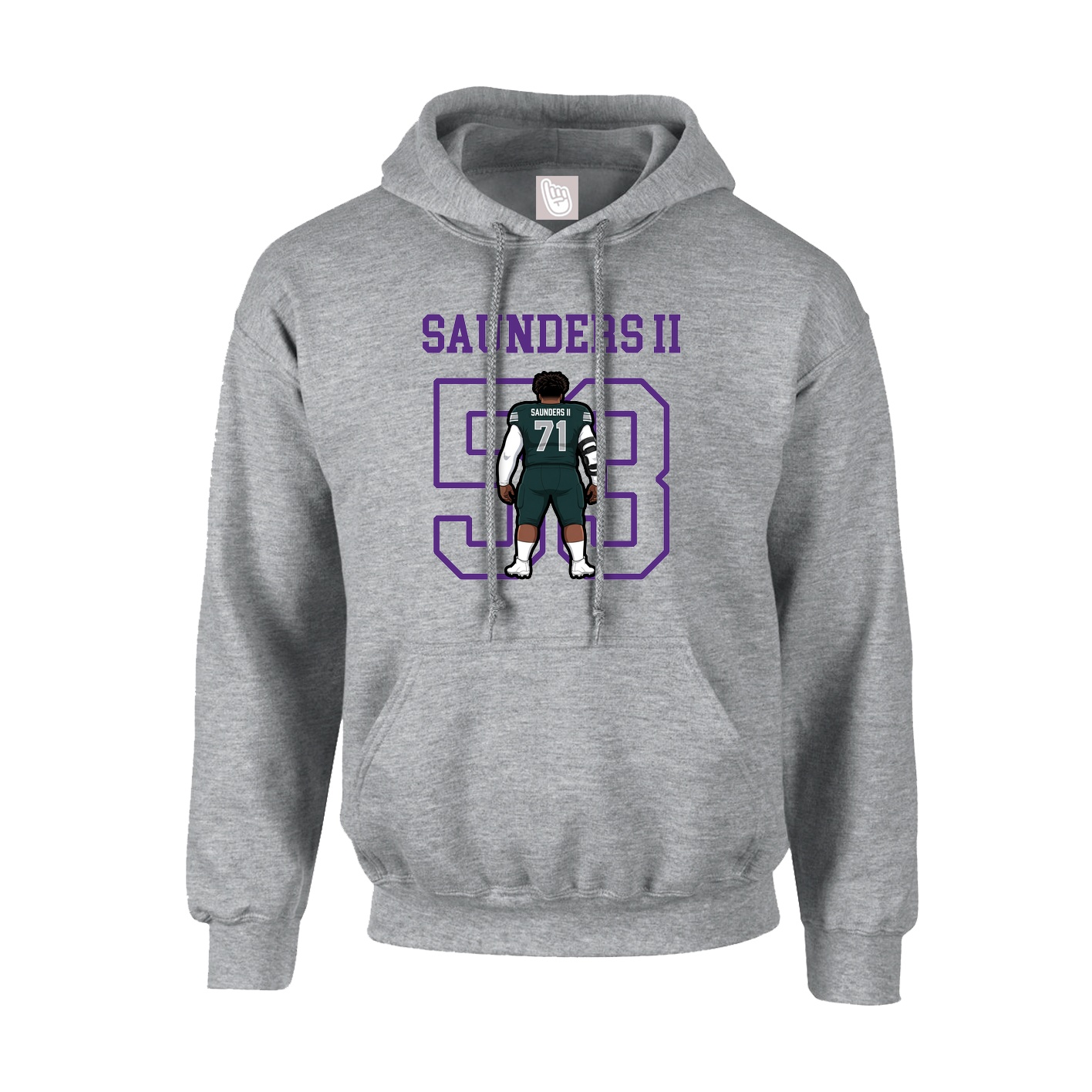 Hoodie — Shirsey in Grey