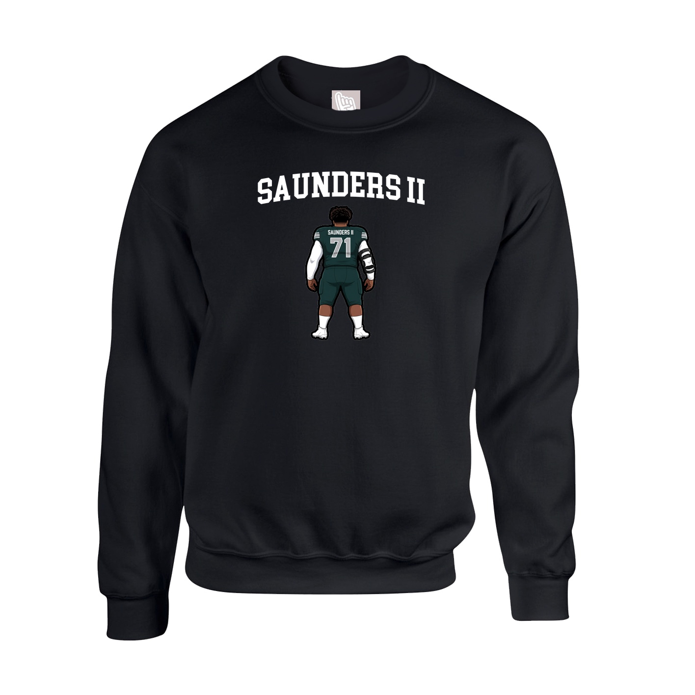 Fleece Crew — Shirsey in Black