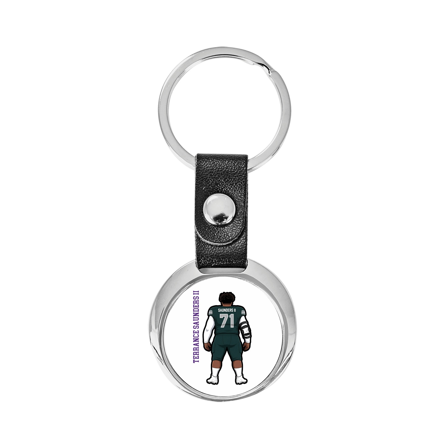 Key Chain — Name Vertical in Classic