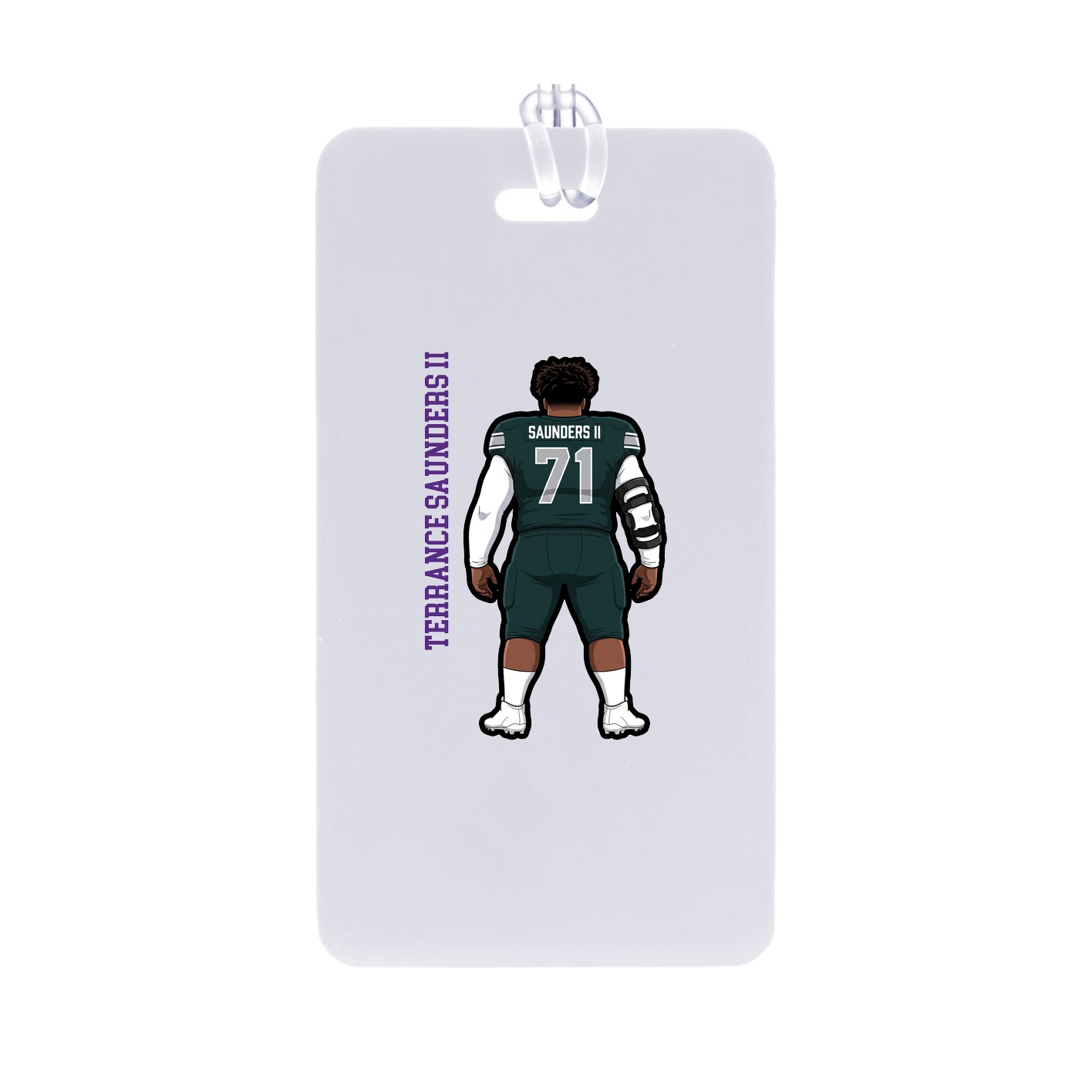 Bag Tag — Name Vertical in Classic
