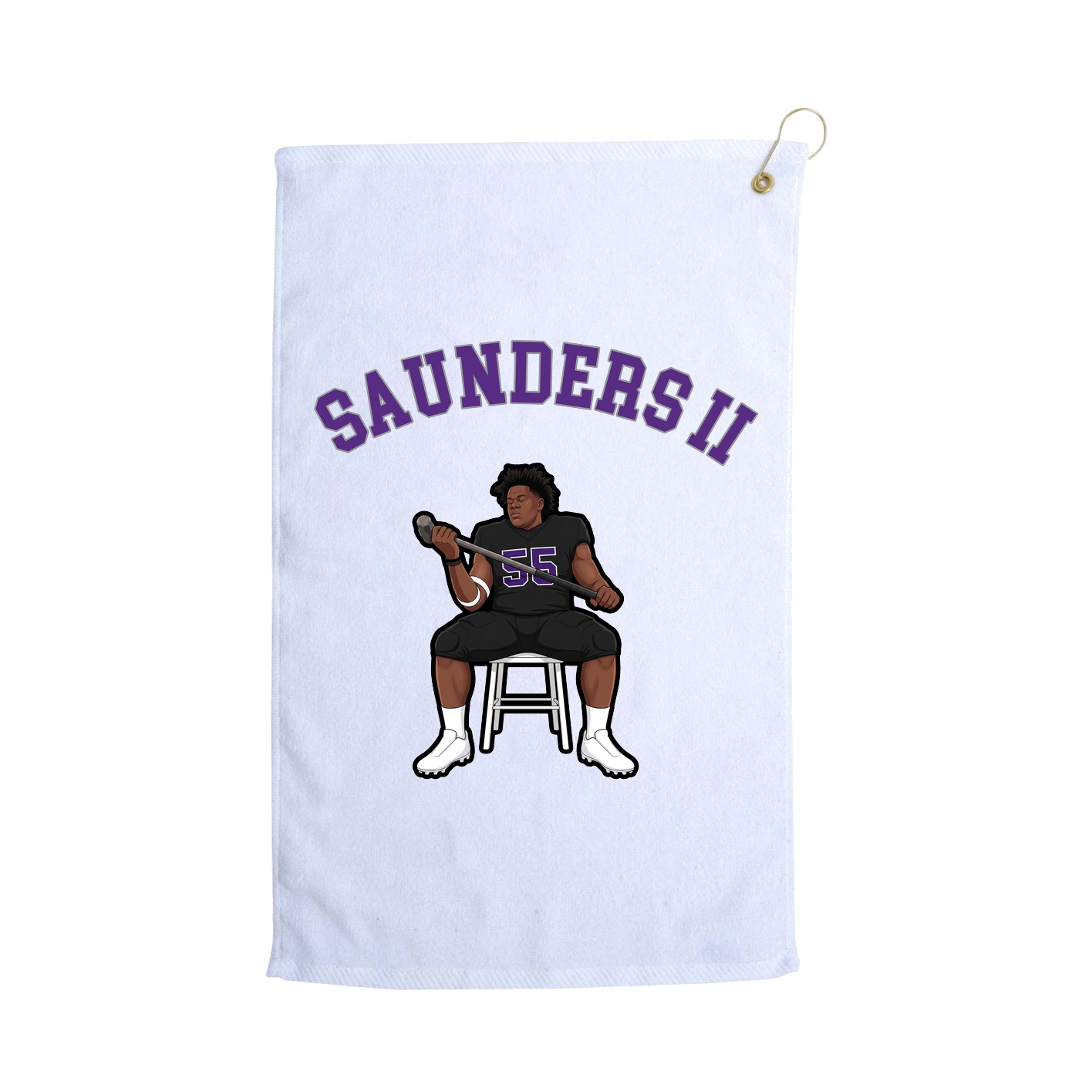 Golf Towel — Shirsey Arch in White