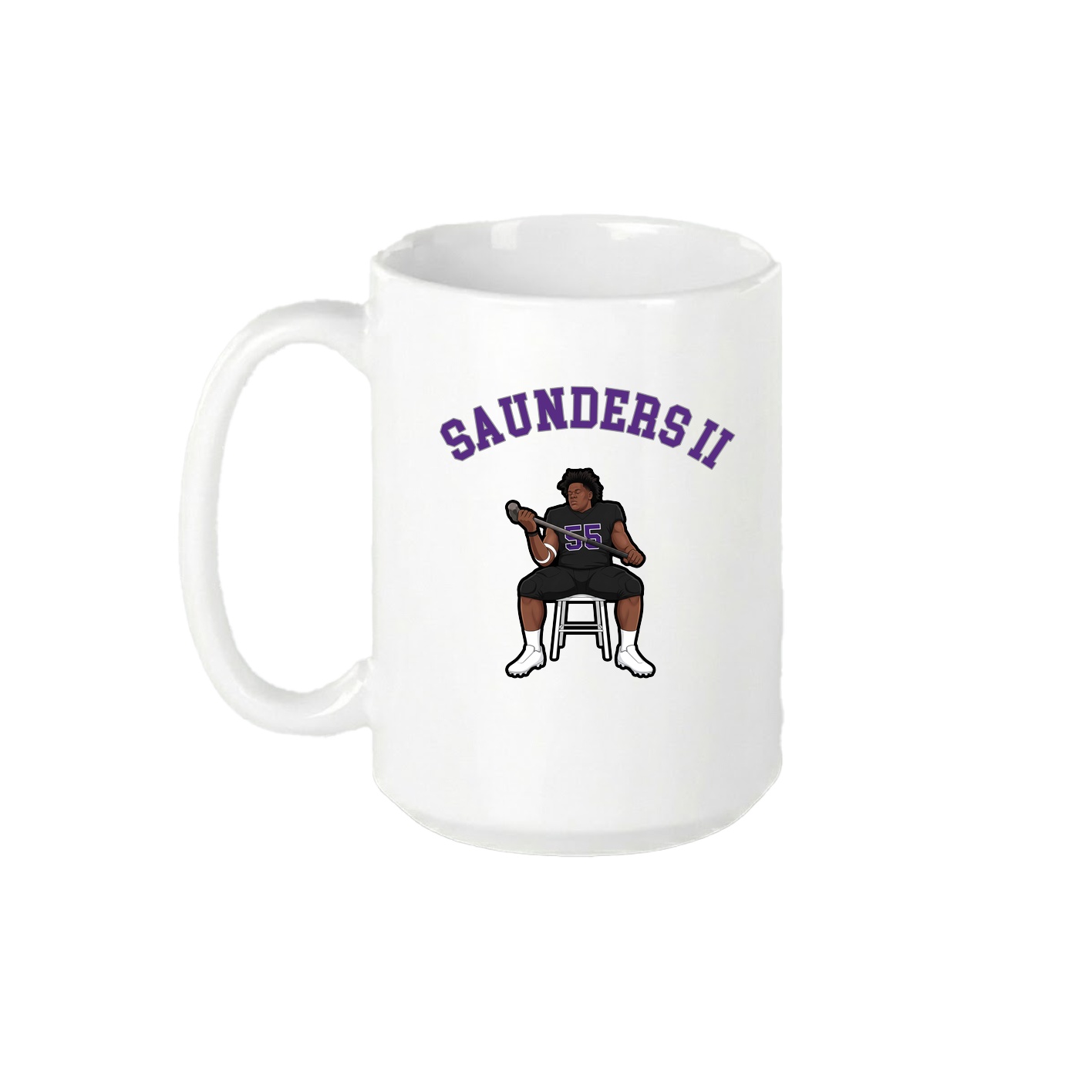 15oz Coffee Mug — Shirsey Arch in White
