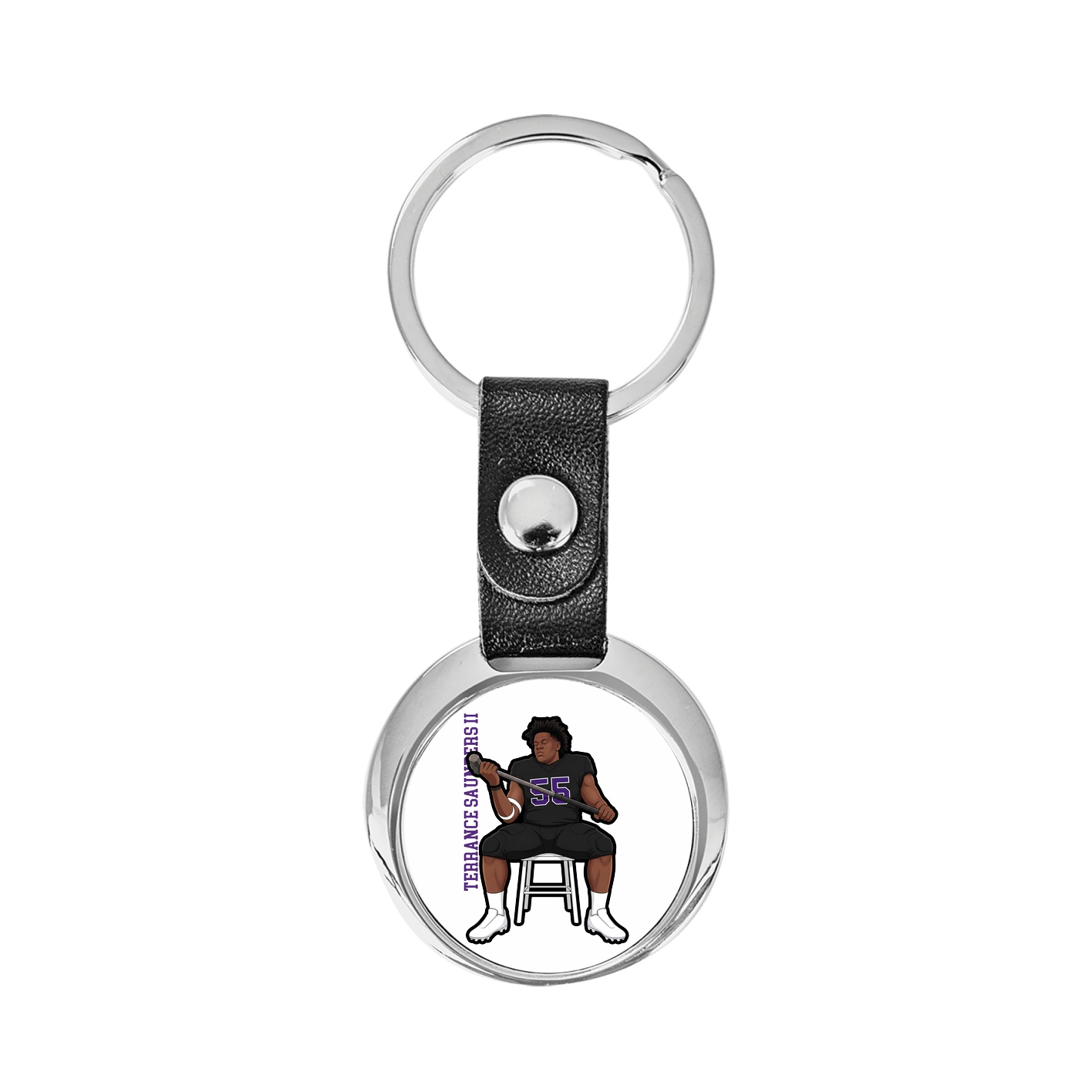 Key Chain — Name Vertical in Classic