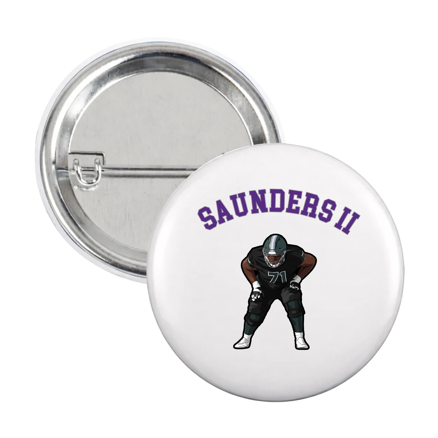 Game Day Button — Shirsey Arch in White