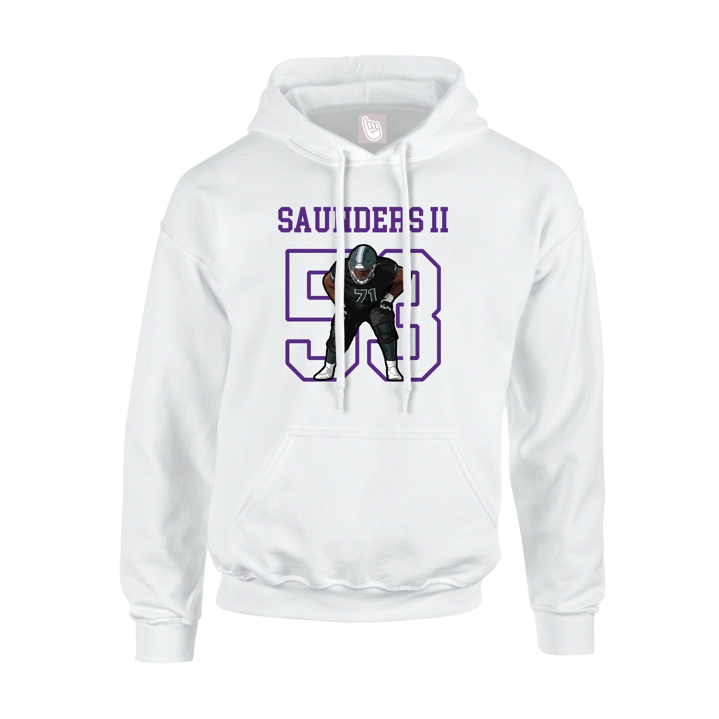 Hoodie — Shirsey in White