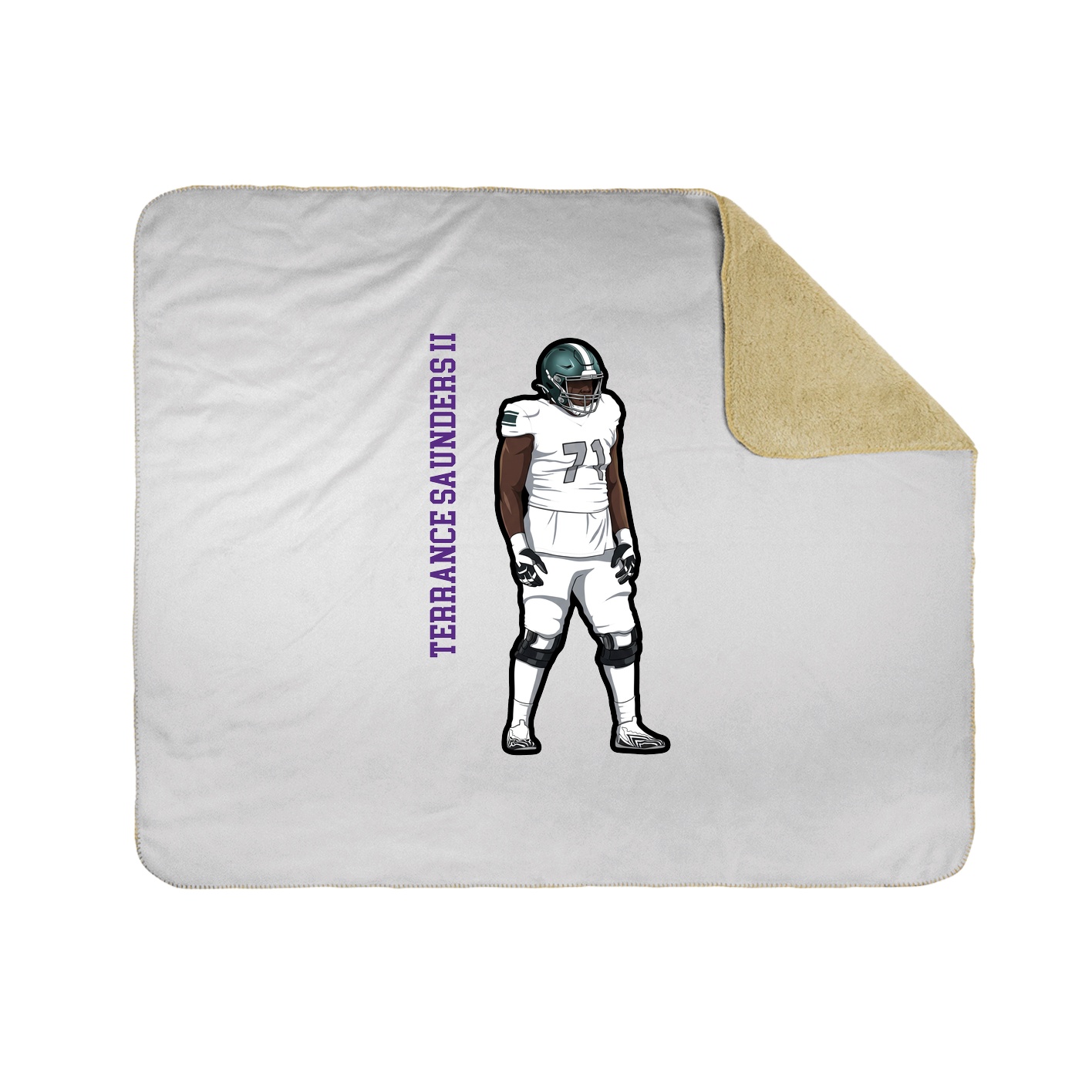 50x60 Sherpa Lined Throw Blanket
