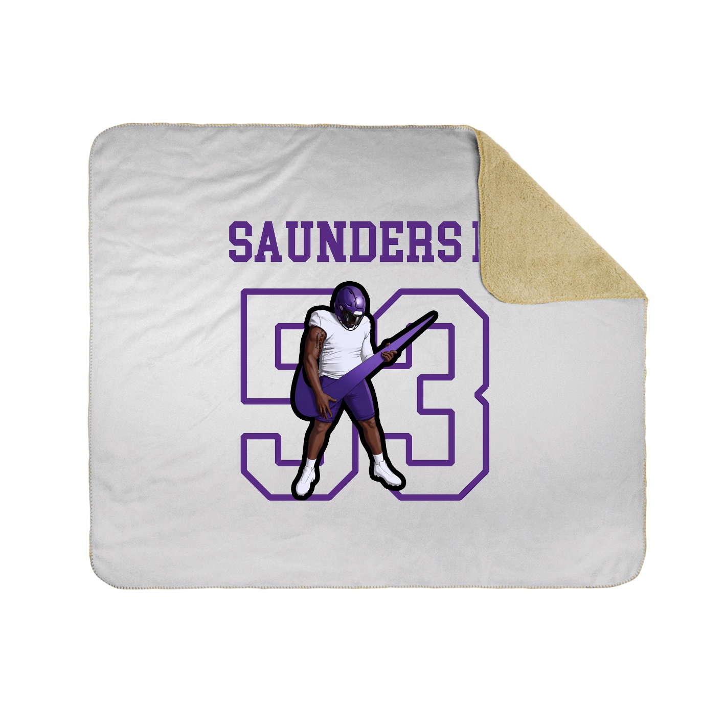 Throw Blanket — Shirsey in White