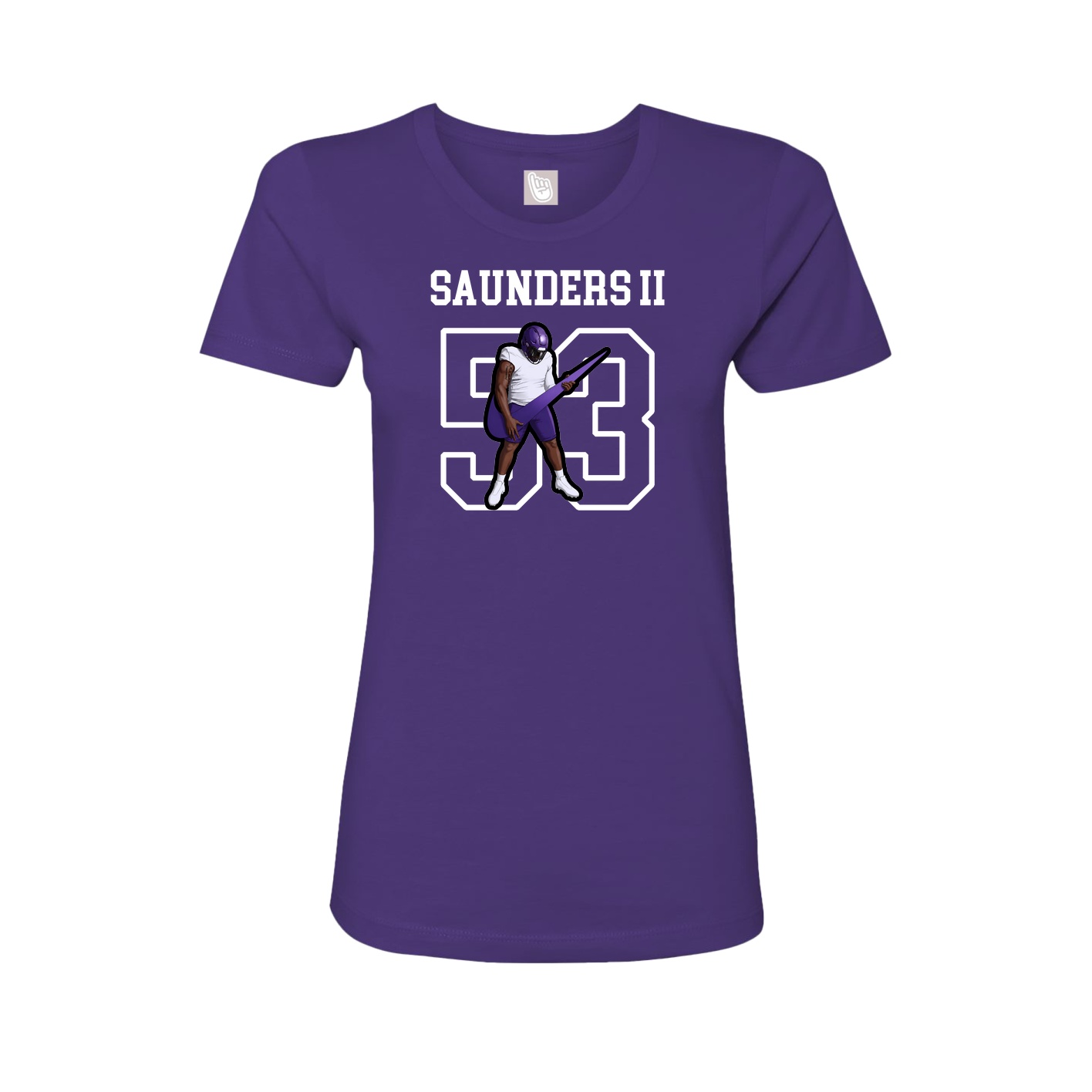 Fitted Women's Tee — Shirsey in Purple