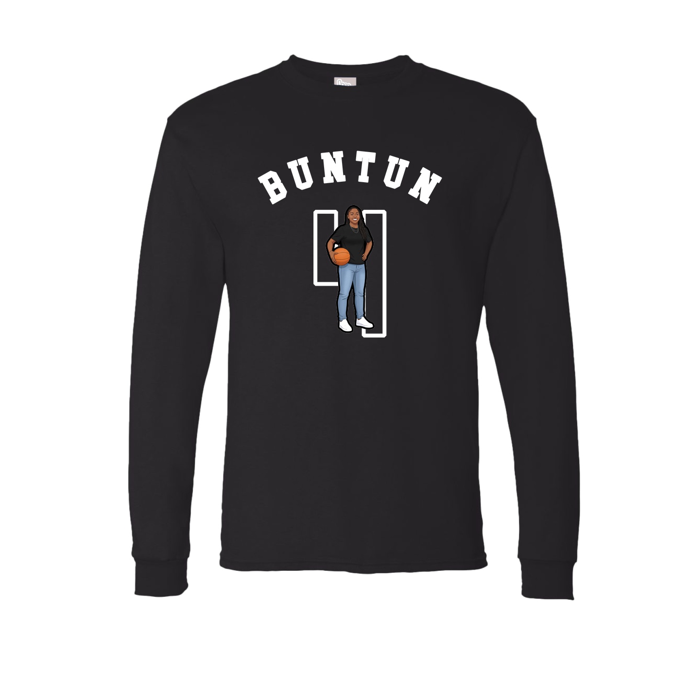 Long Sleeve Tee — Shirsey Arch in Black