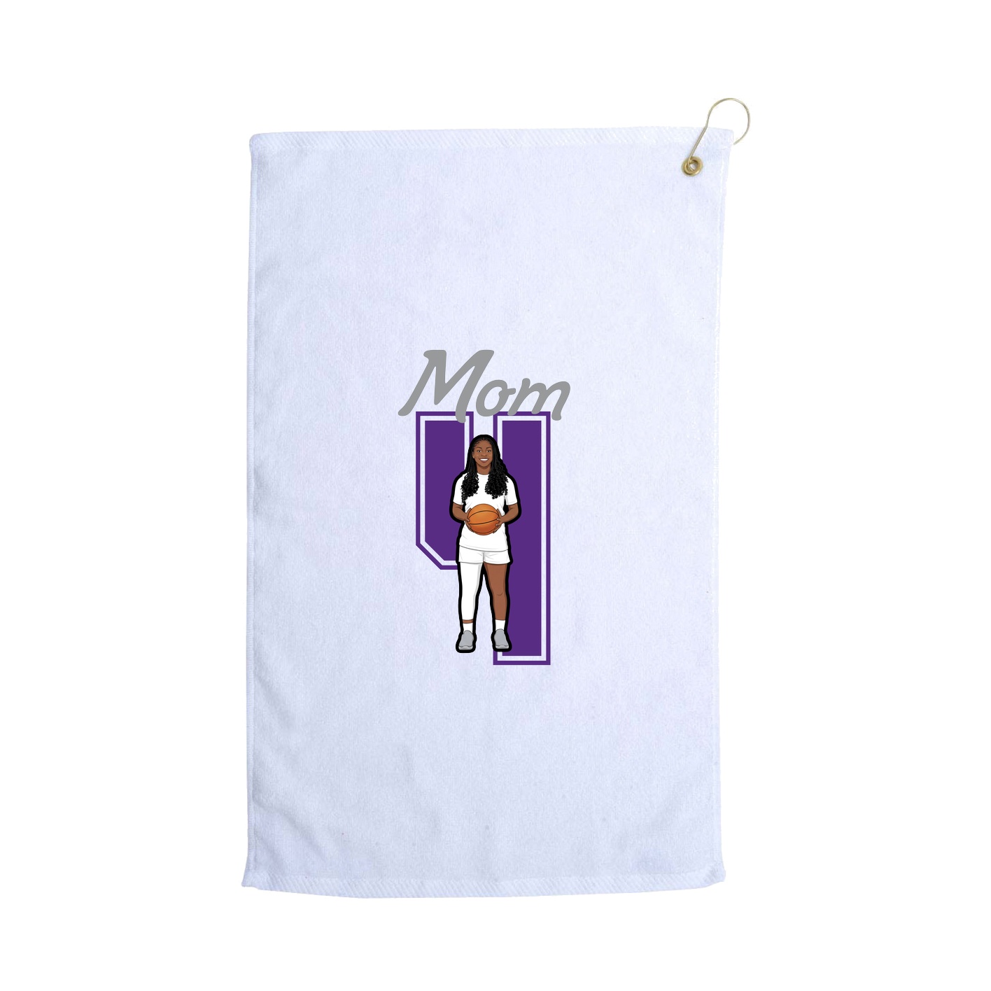 Golf Towel — Mothers Day Shirsey in White