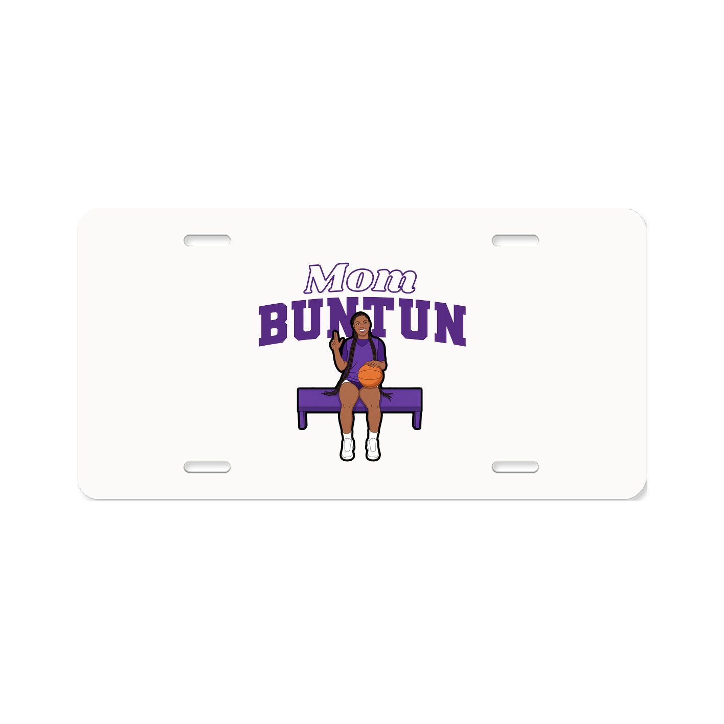 License Plate — Mothers Day Block in Classic