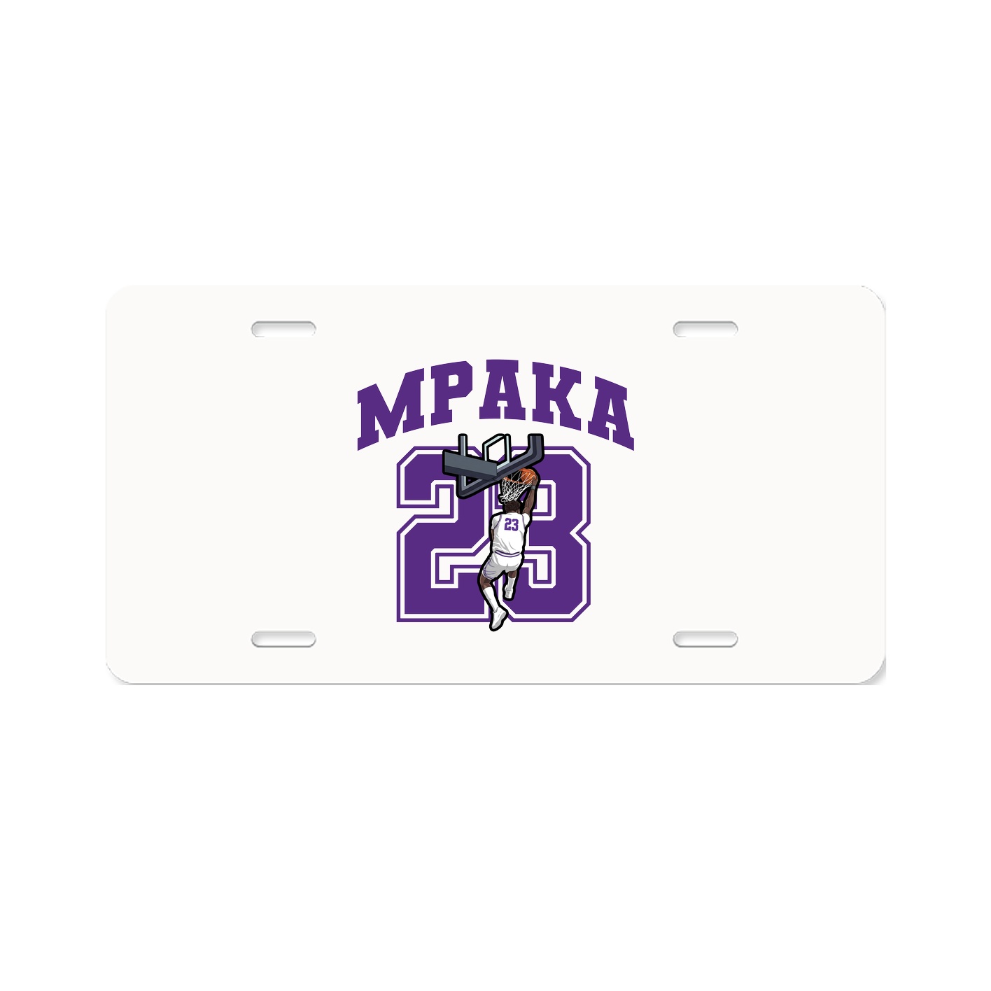 License Plate — Number in Classic