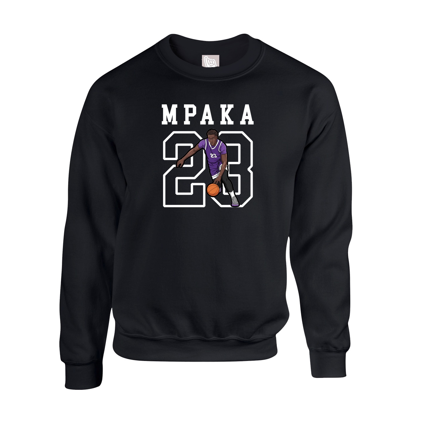 Fleece Crew — Shirsey in Black