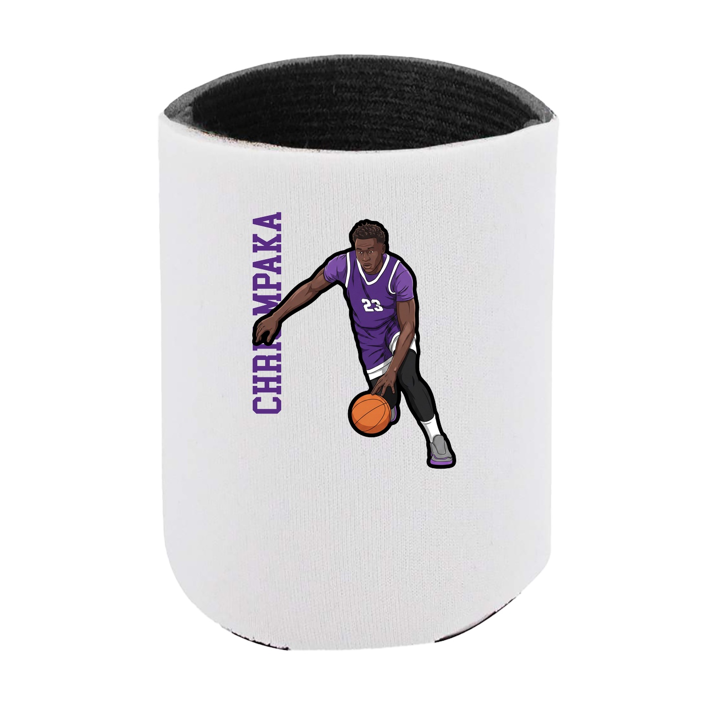Can Holder — Name Vertical in White