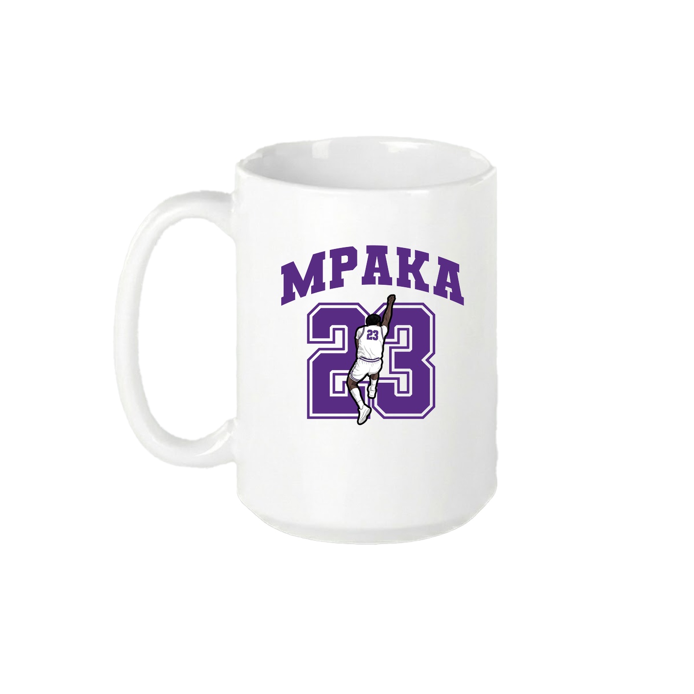 15oz Coffee Mug — Number in White