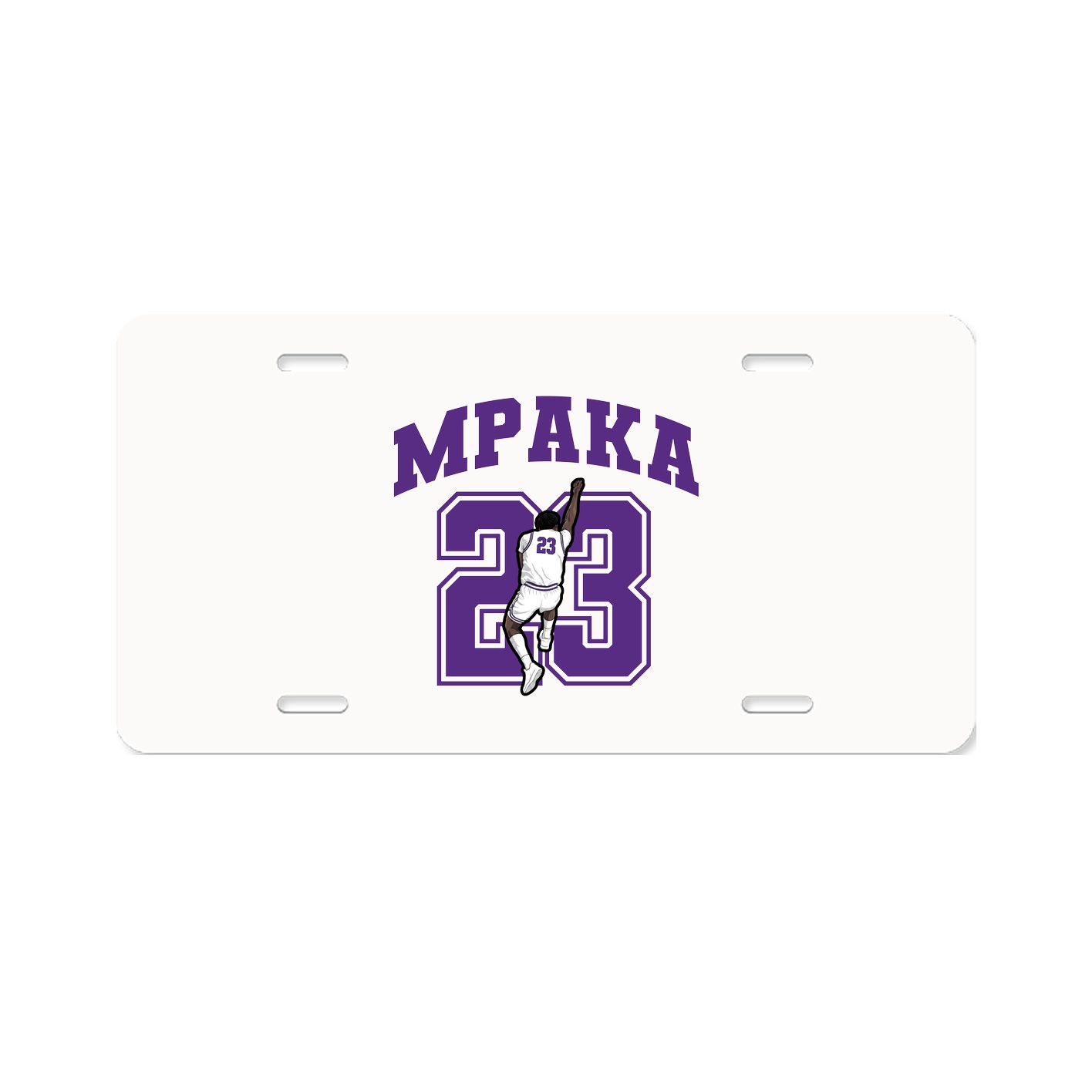 License Plate — Number in Classic