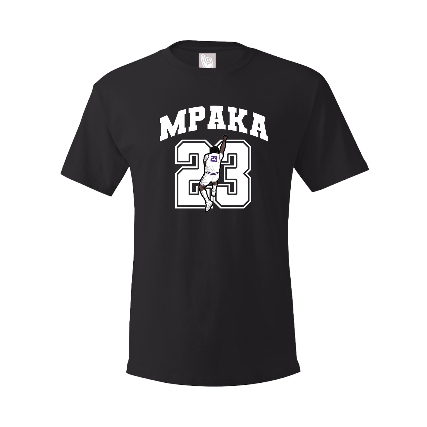 Youth Tee — Number in Black