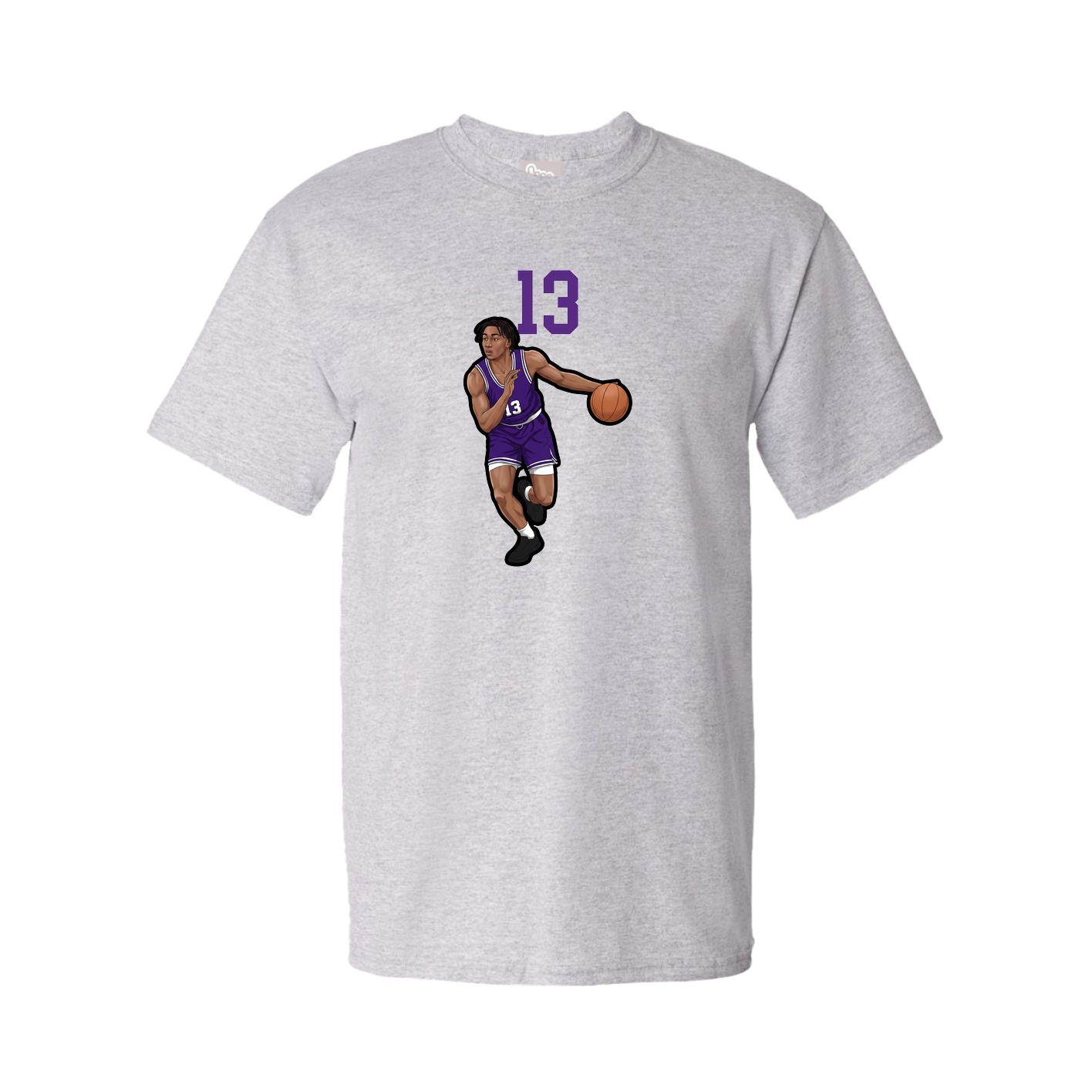 Tee — Number Top in Grey