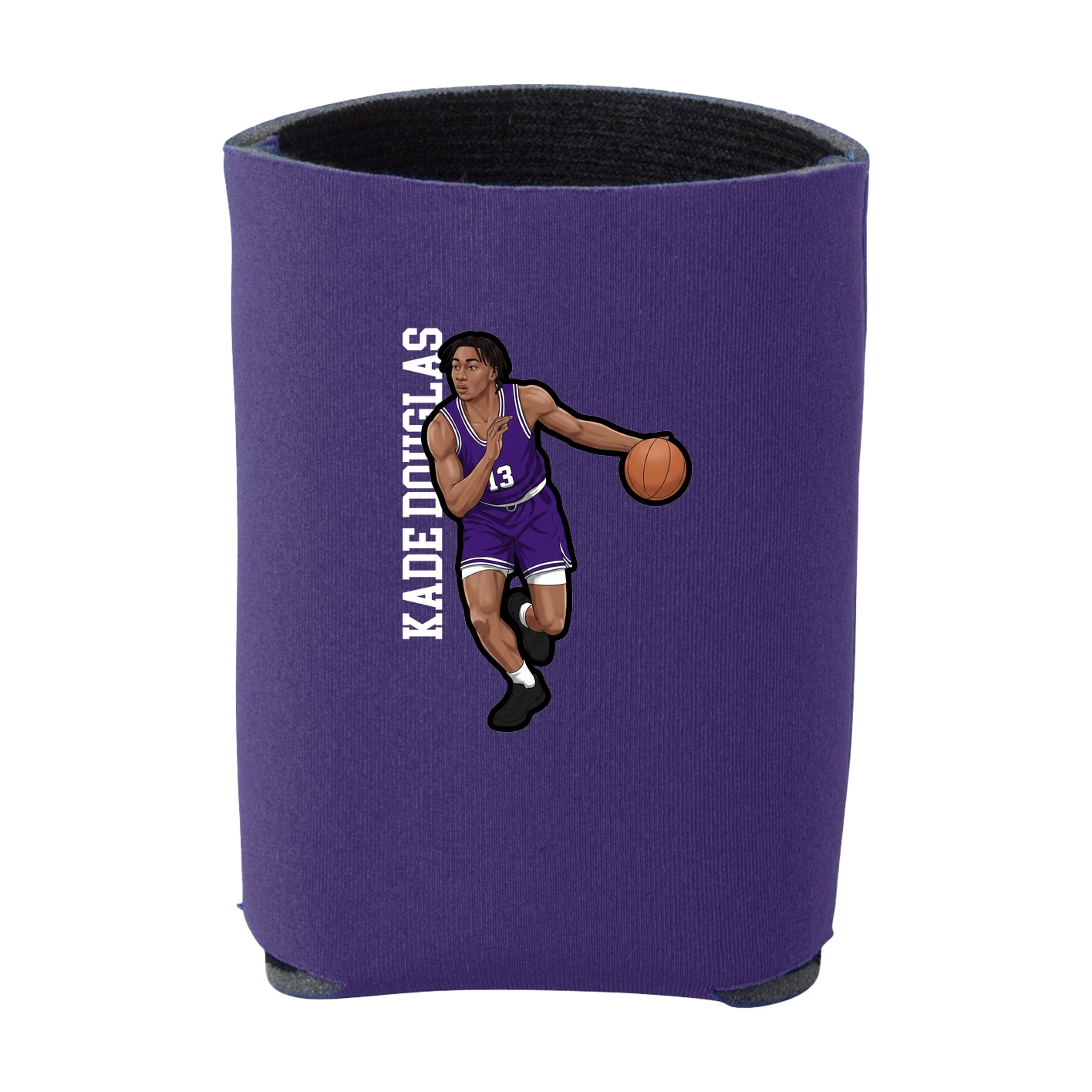 Can Holder — Name Vertical in Purple