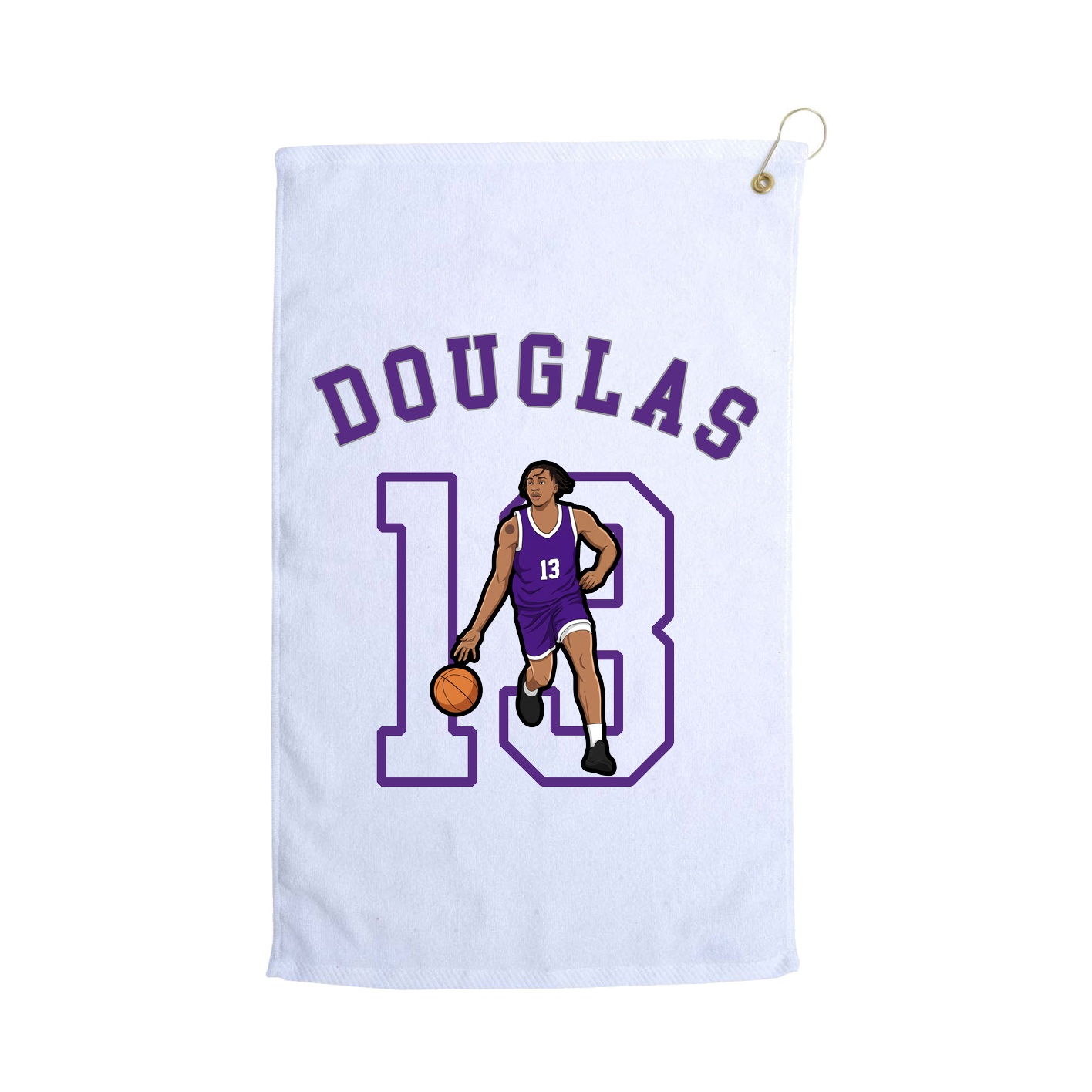 Golf Towel — Shirsey Arch in White