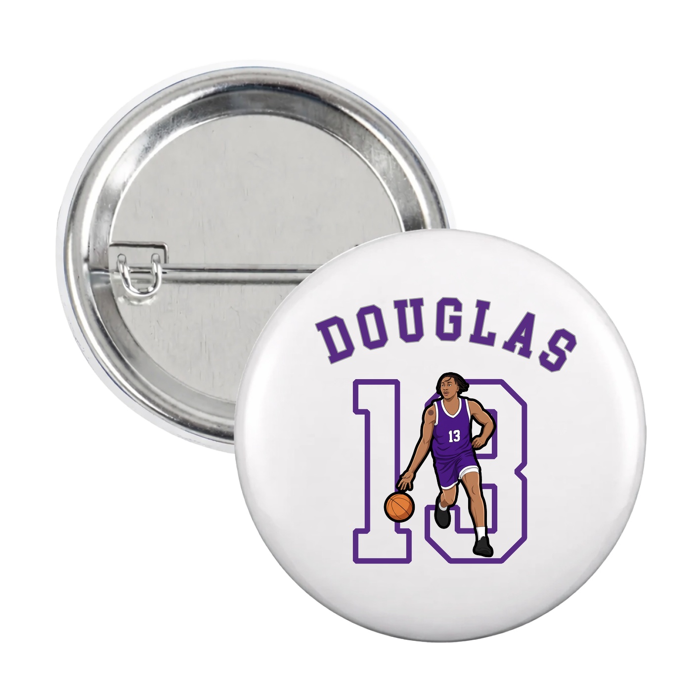 Game Day Button — Shirsey Arch in White