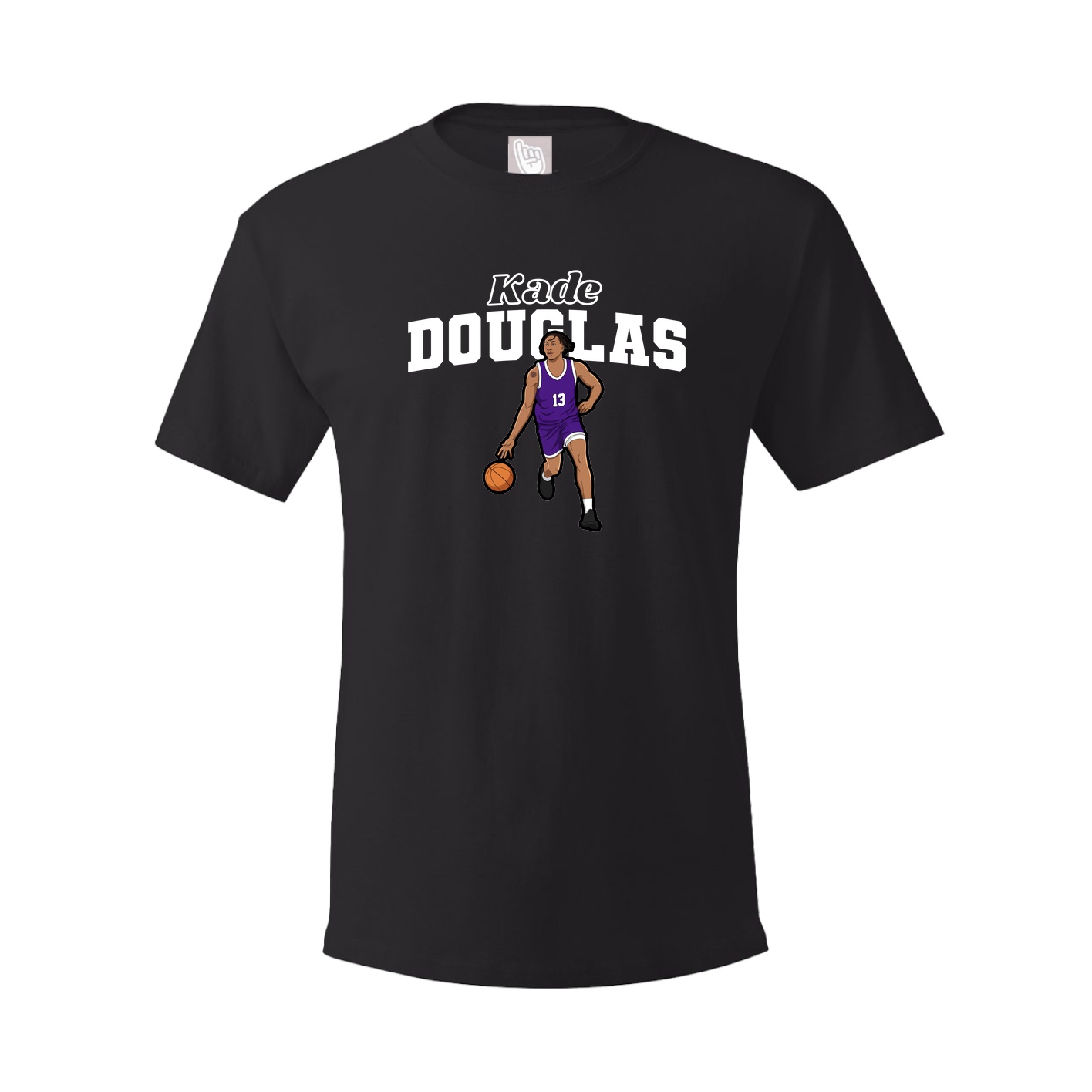 Youth Tee — Name Arch in Black