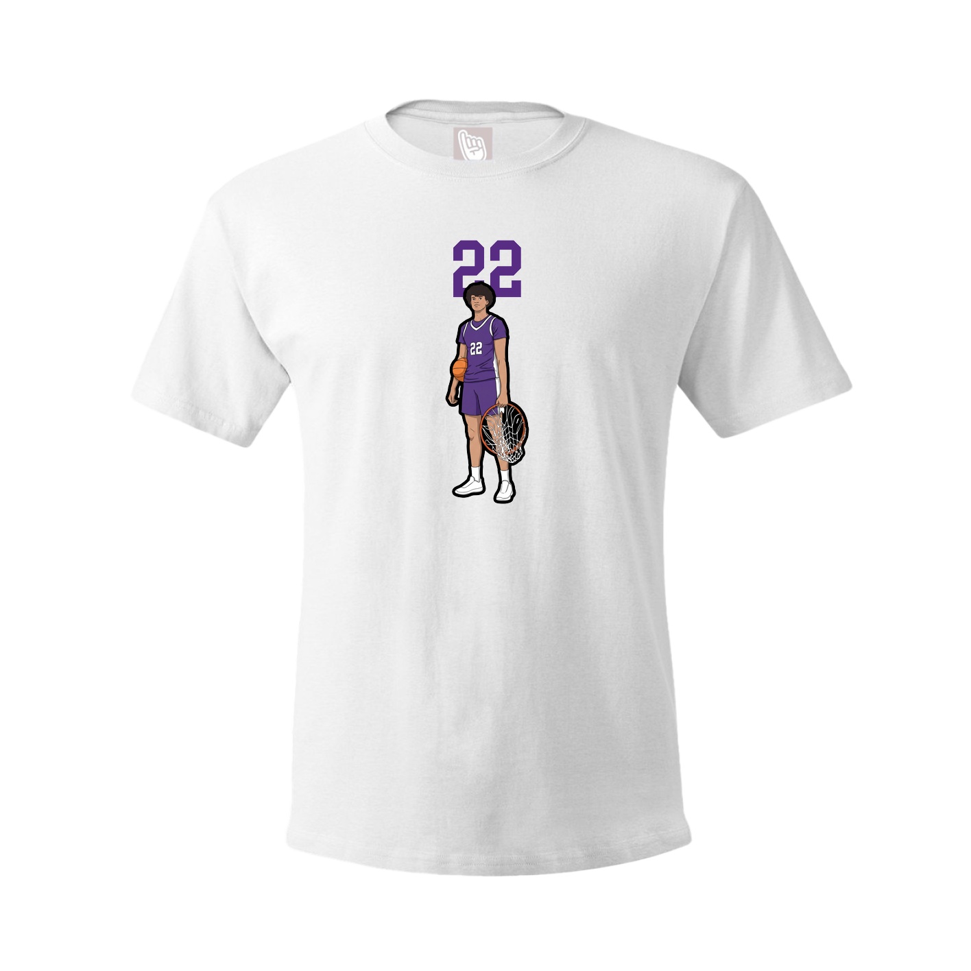 Tee — Number Top in White