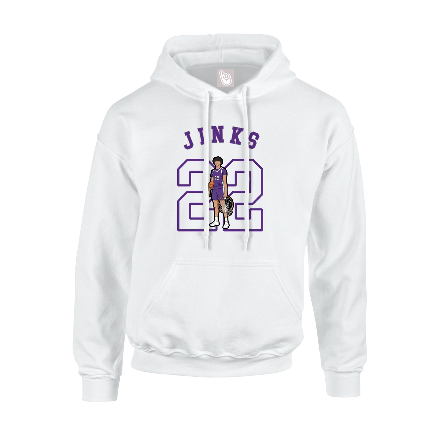 Hoodie — Shirsey Arch in White