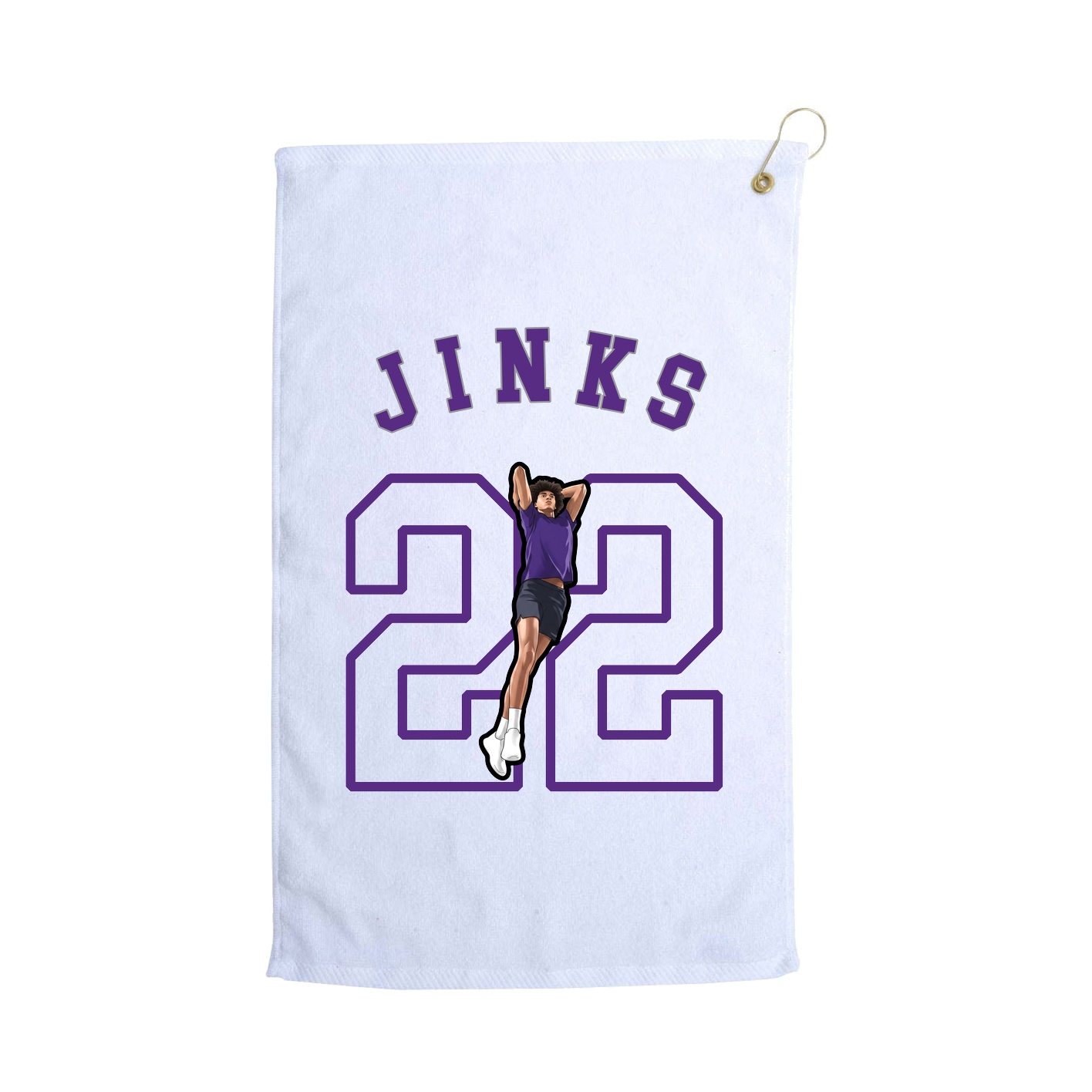 Golf Towel — Shirsey Arch in White