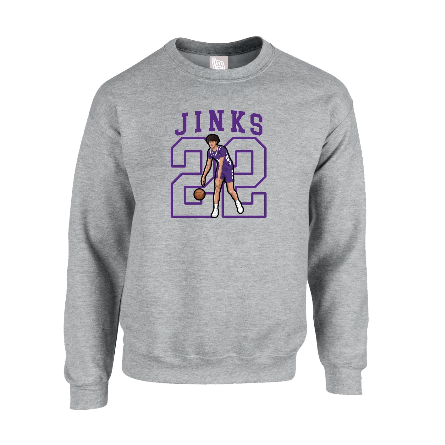Fleece Crew — Shirsey in Grey