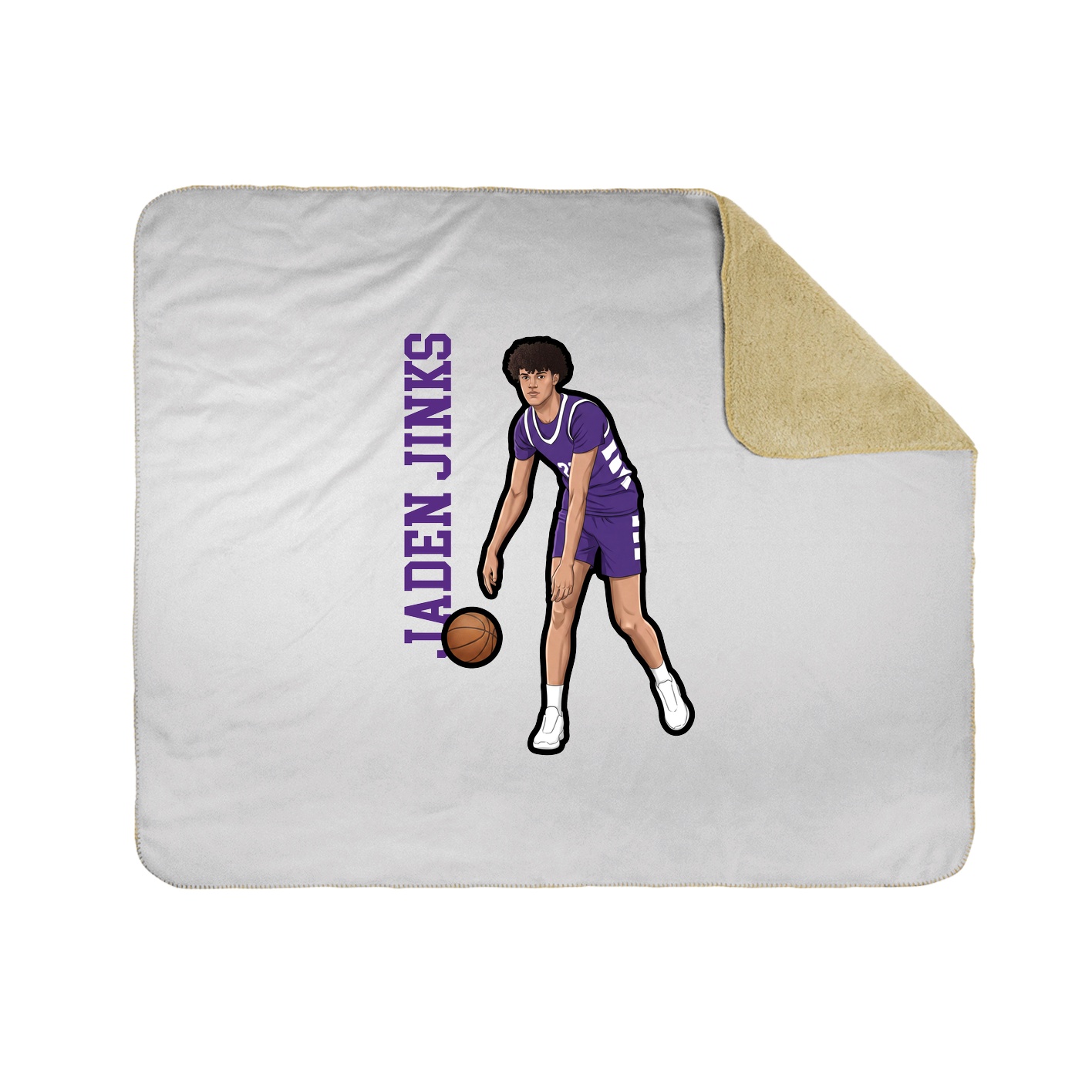50x60 Sherpa Lined Throw Blanket