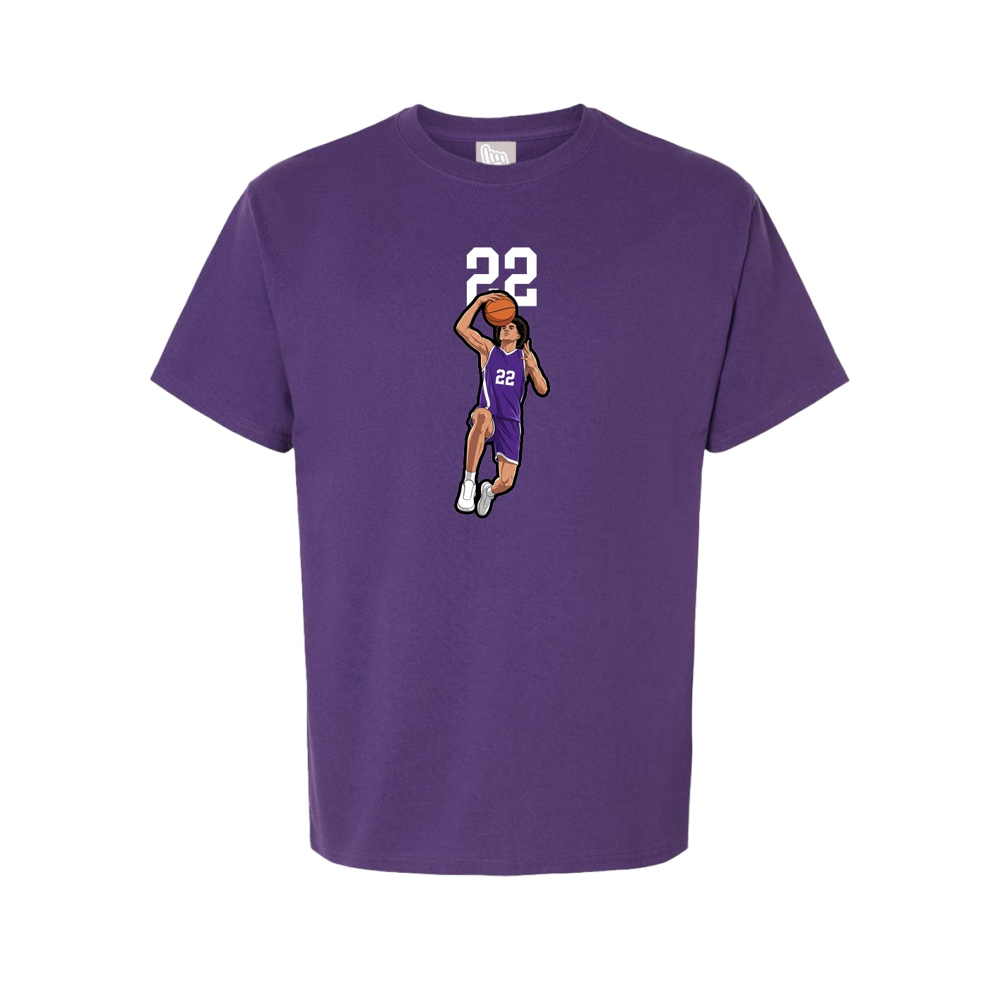 Tee — Number Top in Purple