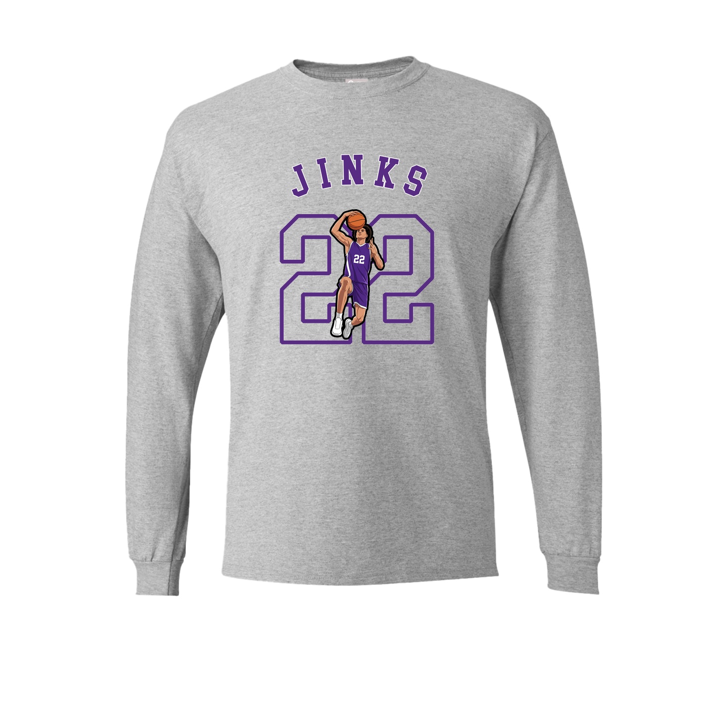Long Sleeve Tee — Shirsey Arch in Grey