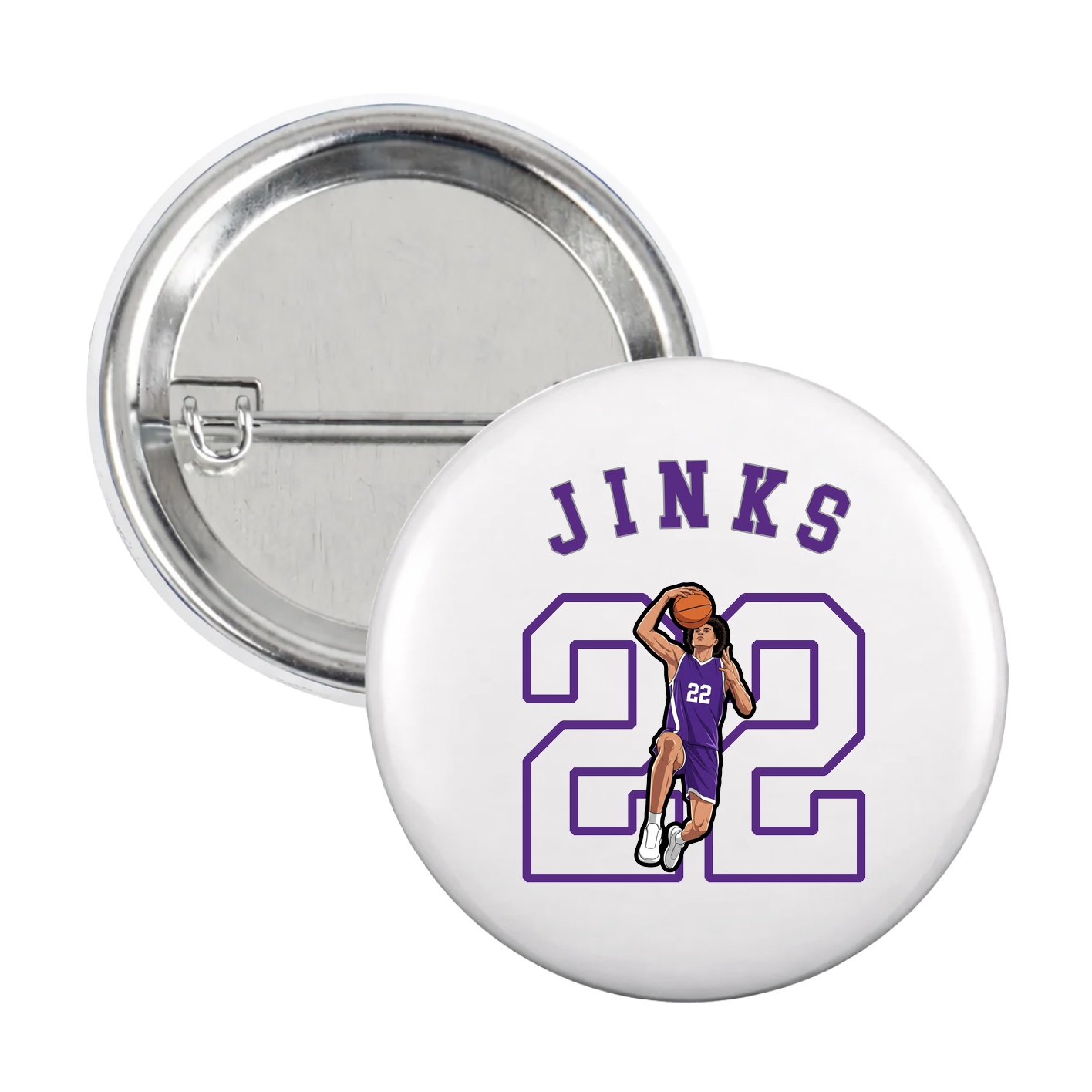 Game Day Button — Shirsey Arch in White