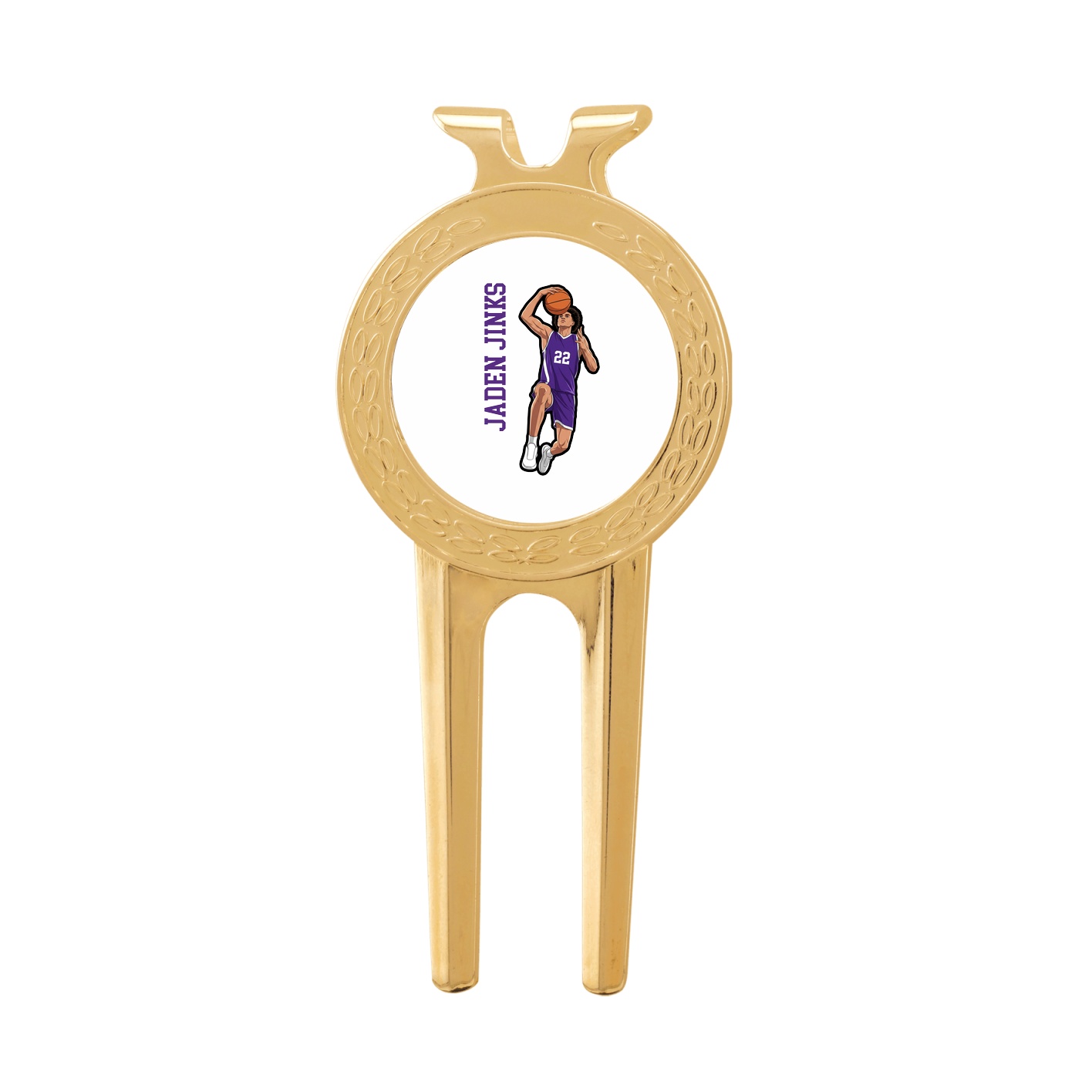 Divot Tool with Ball Marker — Name Vertical in Classic