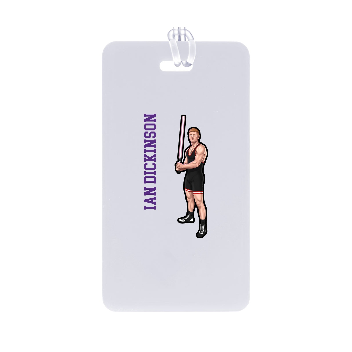 Bag Tag — Name Vertical in Classic