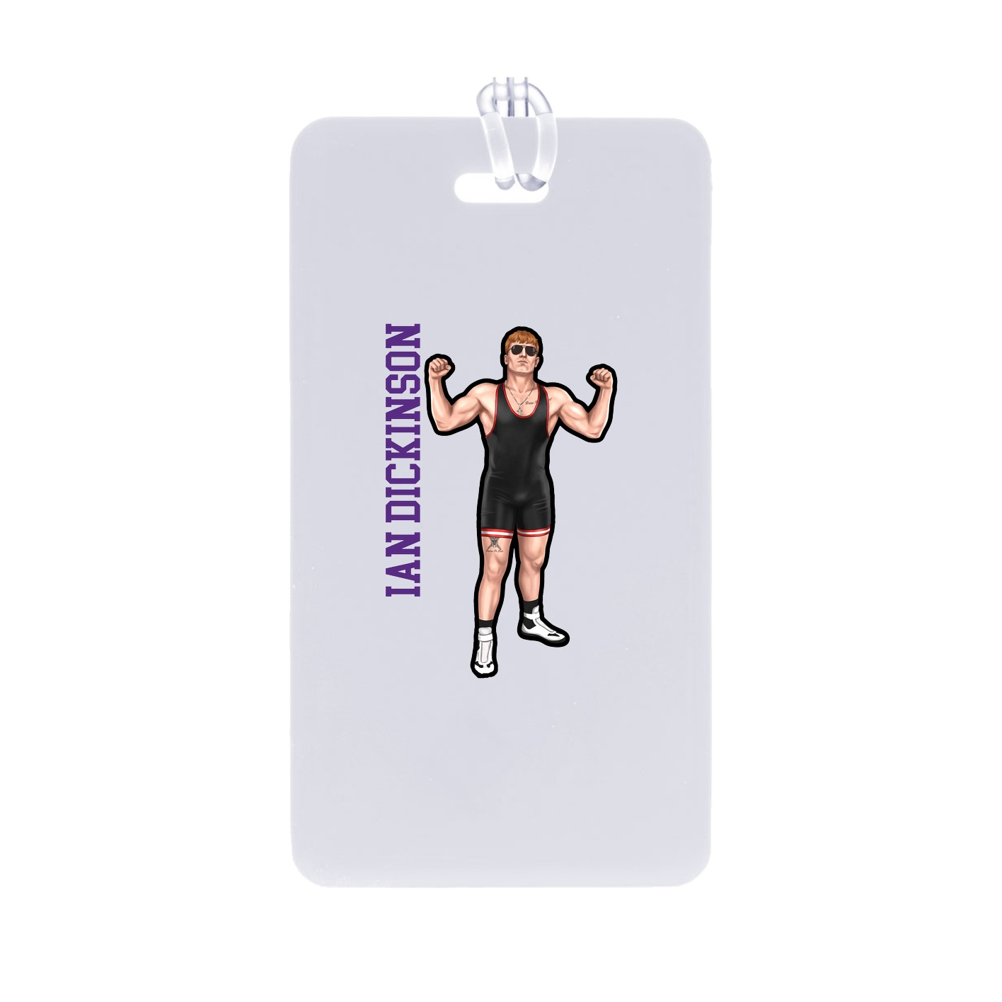 Bag Tag — Name Vertical in Classic