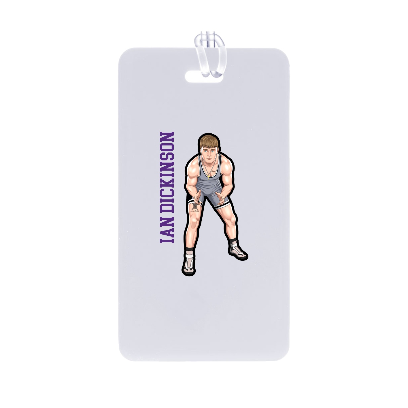 Bag Tag — Name Vertical in Classic