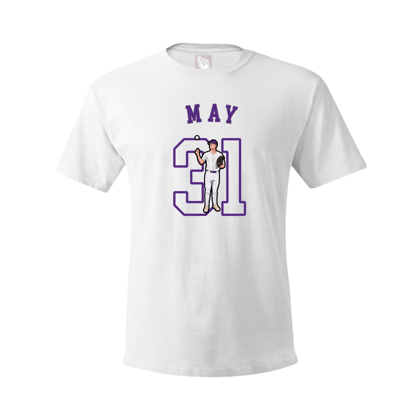 Youth Tee — Shirsey Arch in White