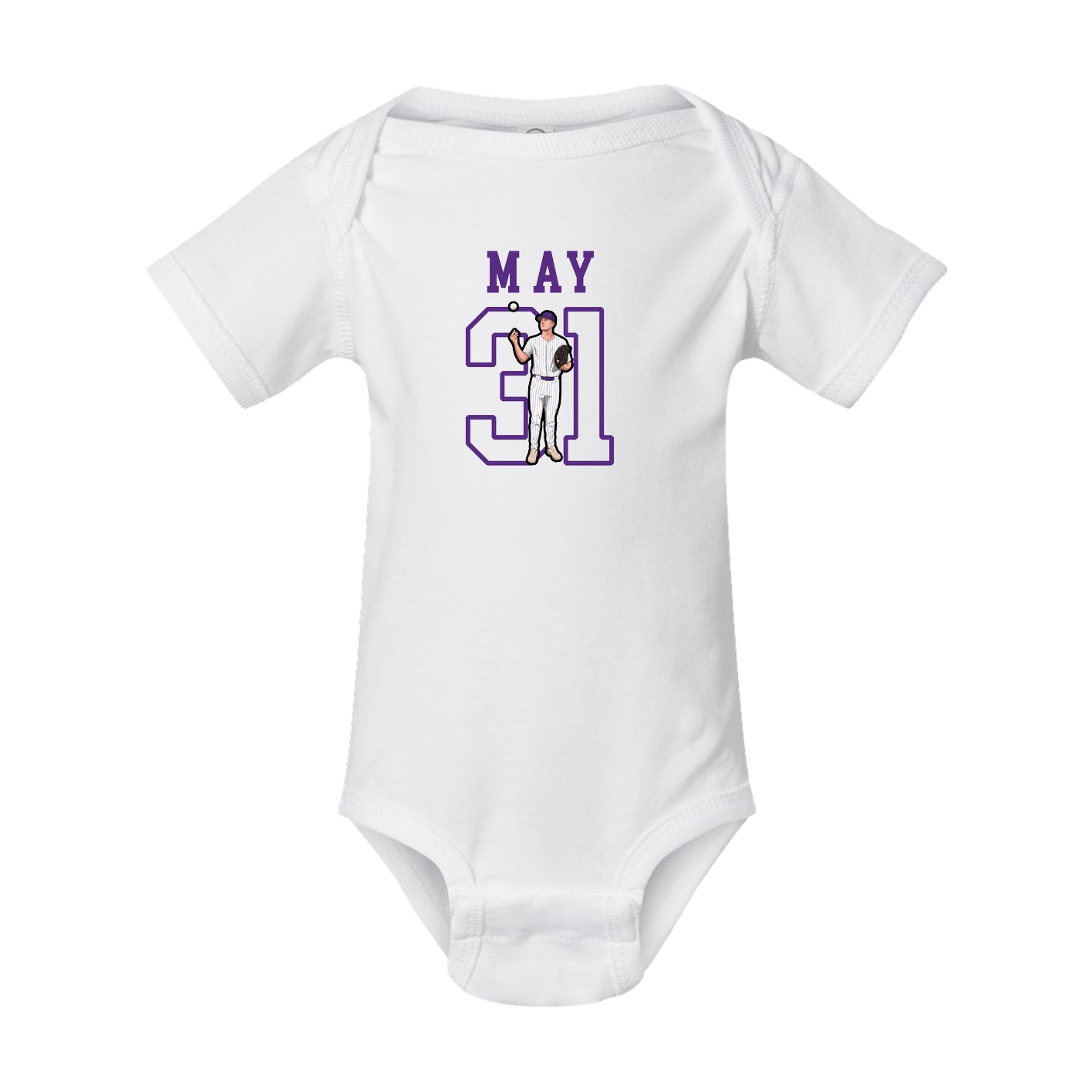 Baby Onesie — Shirsey in White