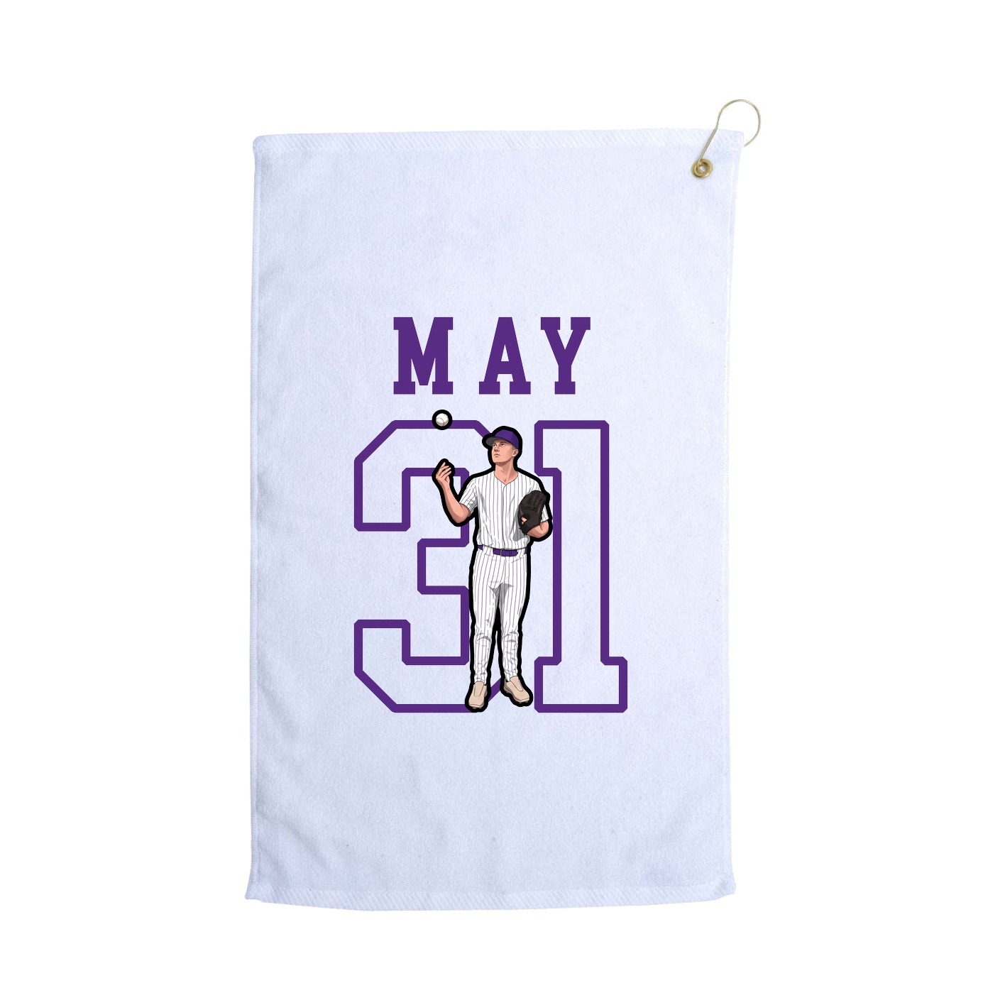 Golf Towel — Shirsey in White