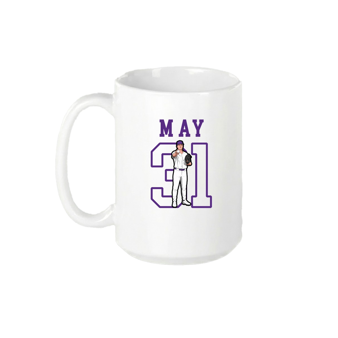 15oz Coffee Mug — Shirsey in White
