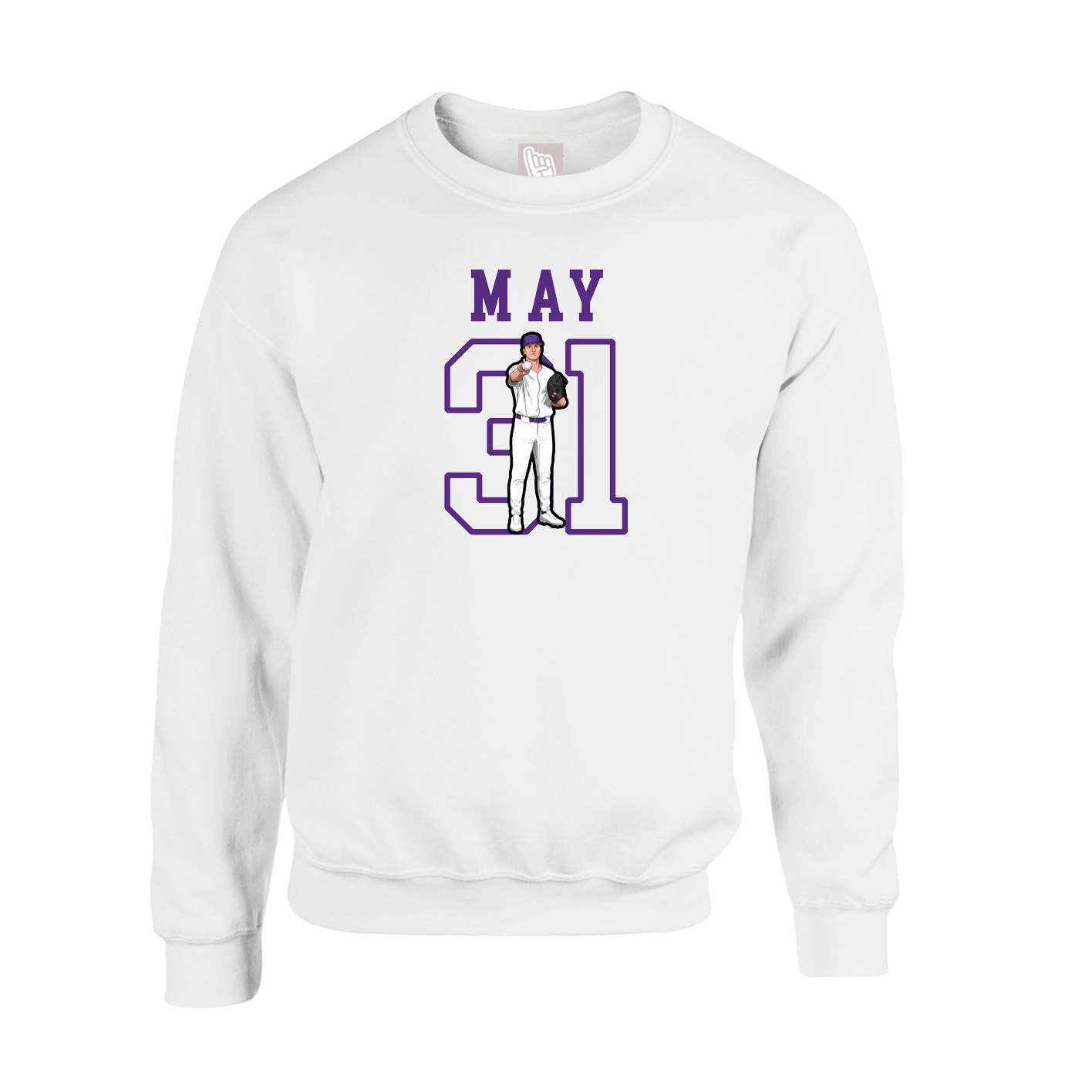 Fleece Crew — Shirsey in White