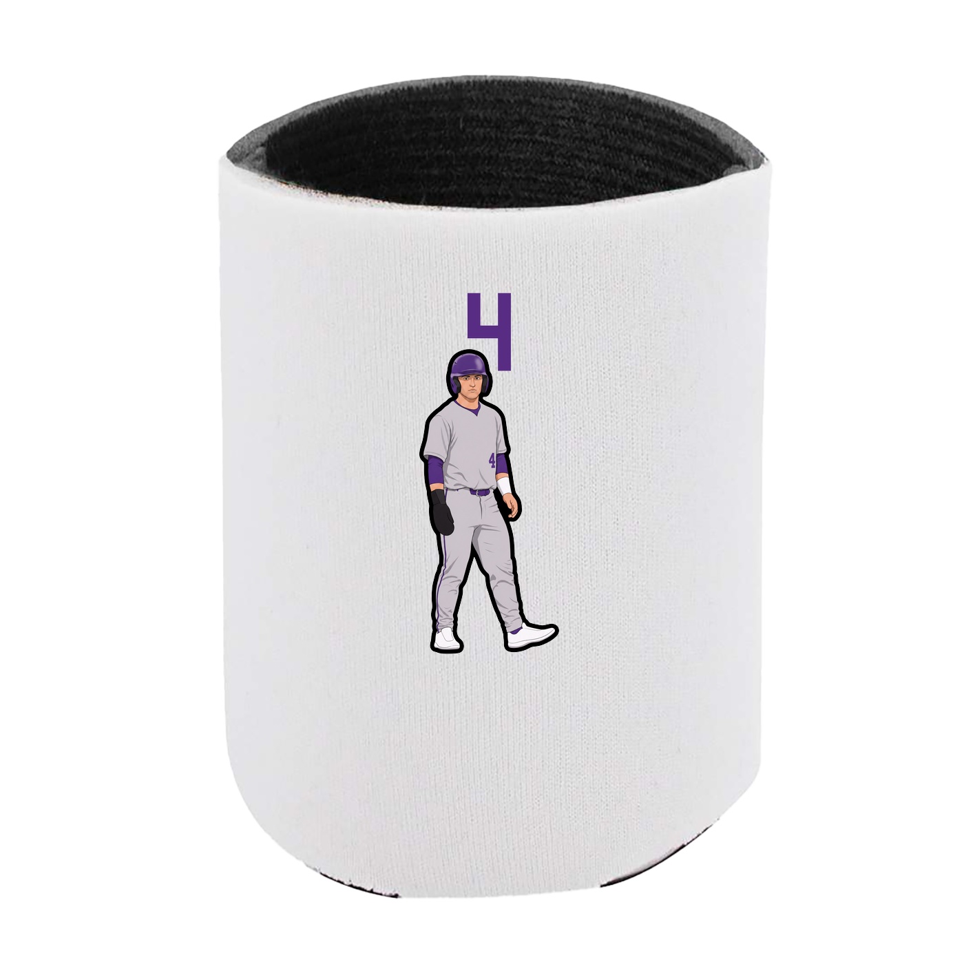 Can Holder — Number Top in White