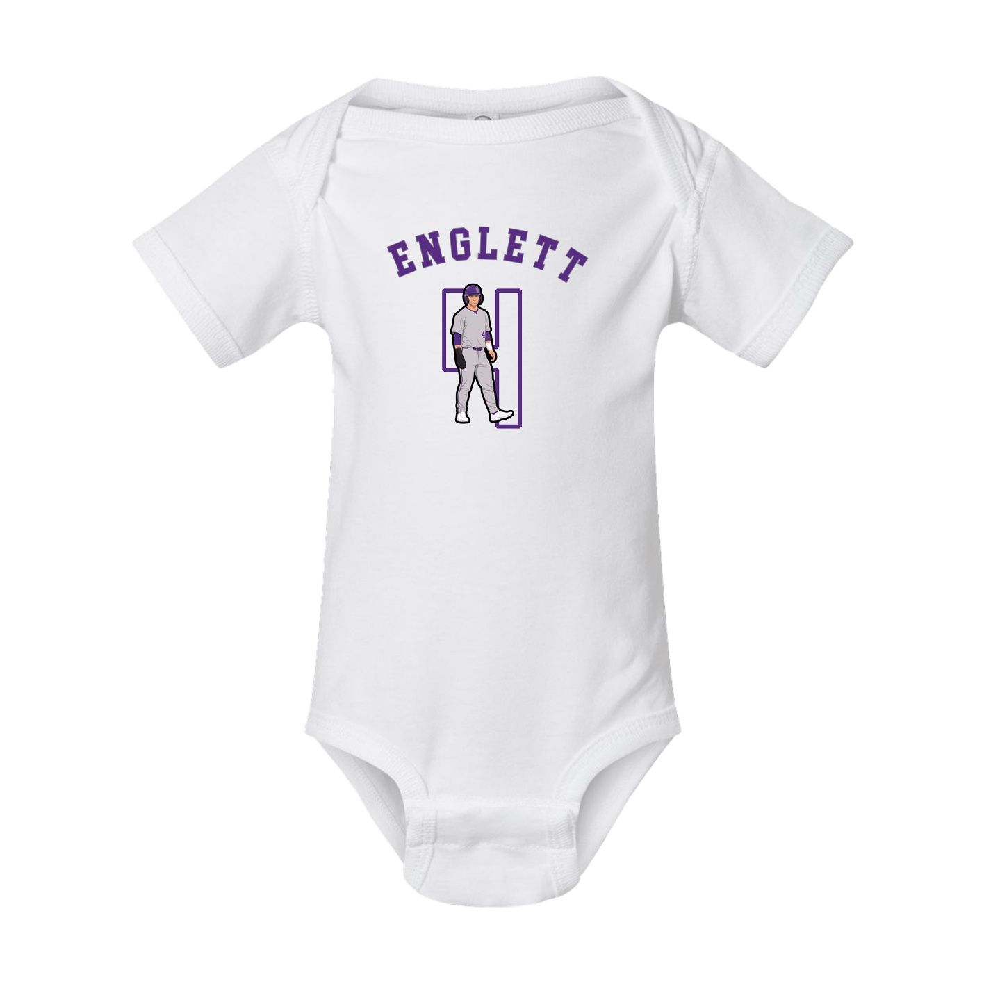 Baby Onesie — Shirsey Arch in White