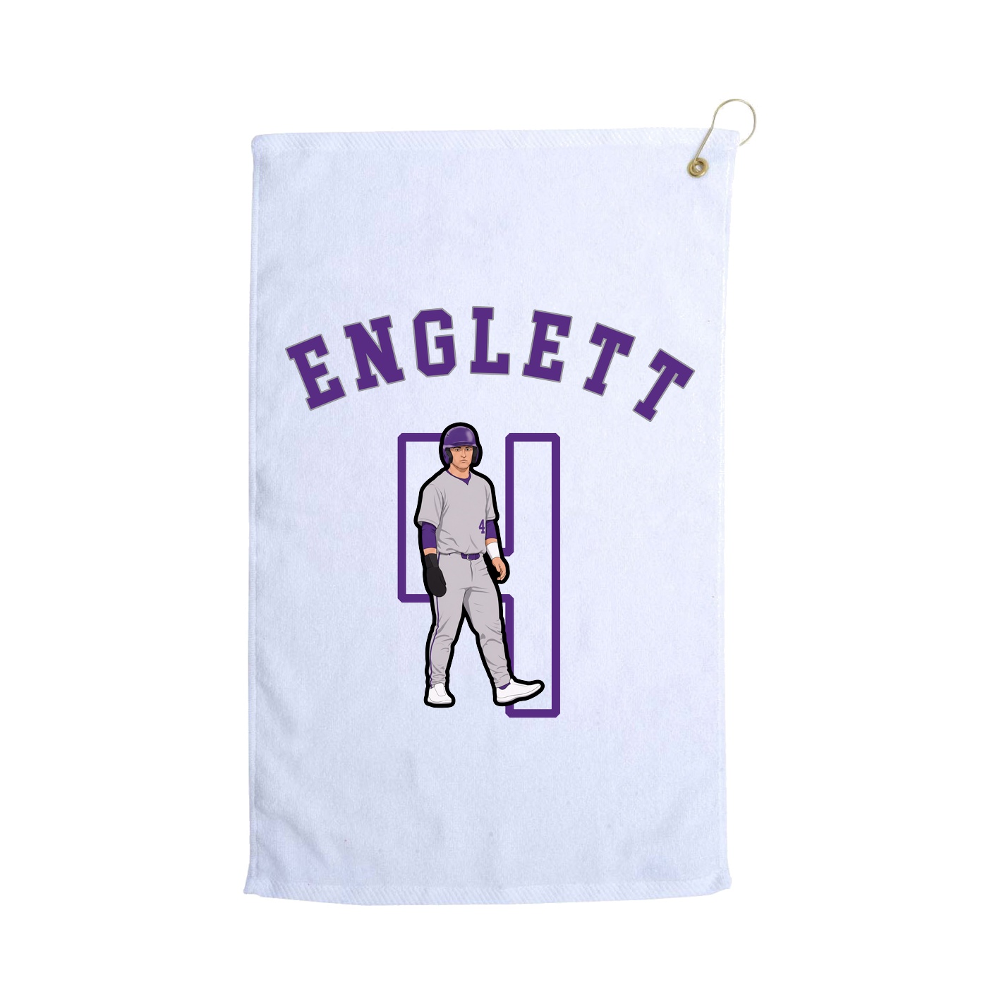 Golf Towel — Shirsey Arch in White