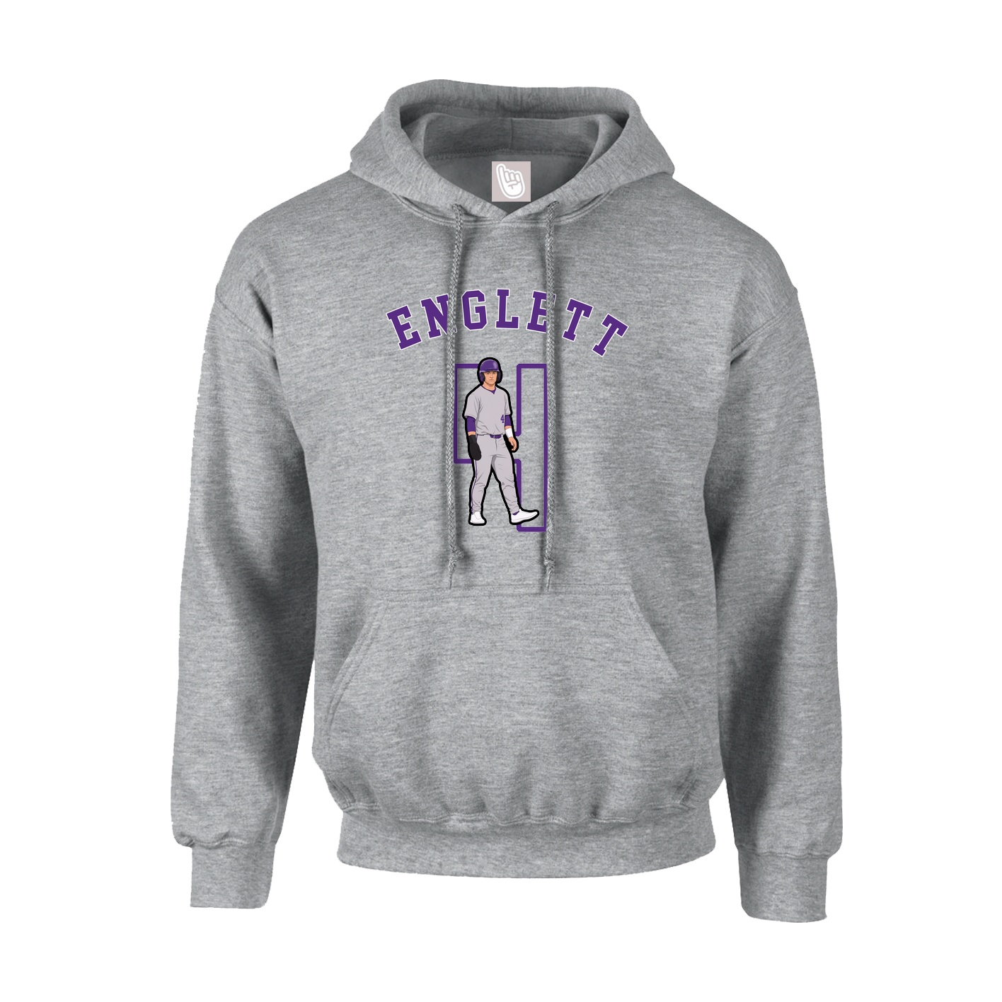 Youth Hoodie — Shirsey Arch in Grey