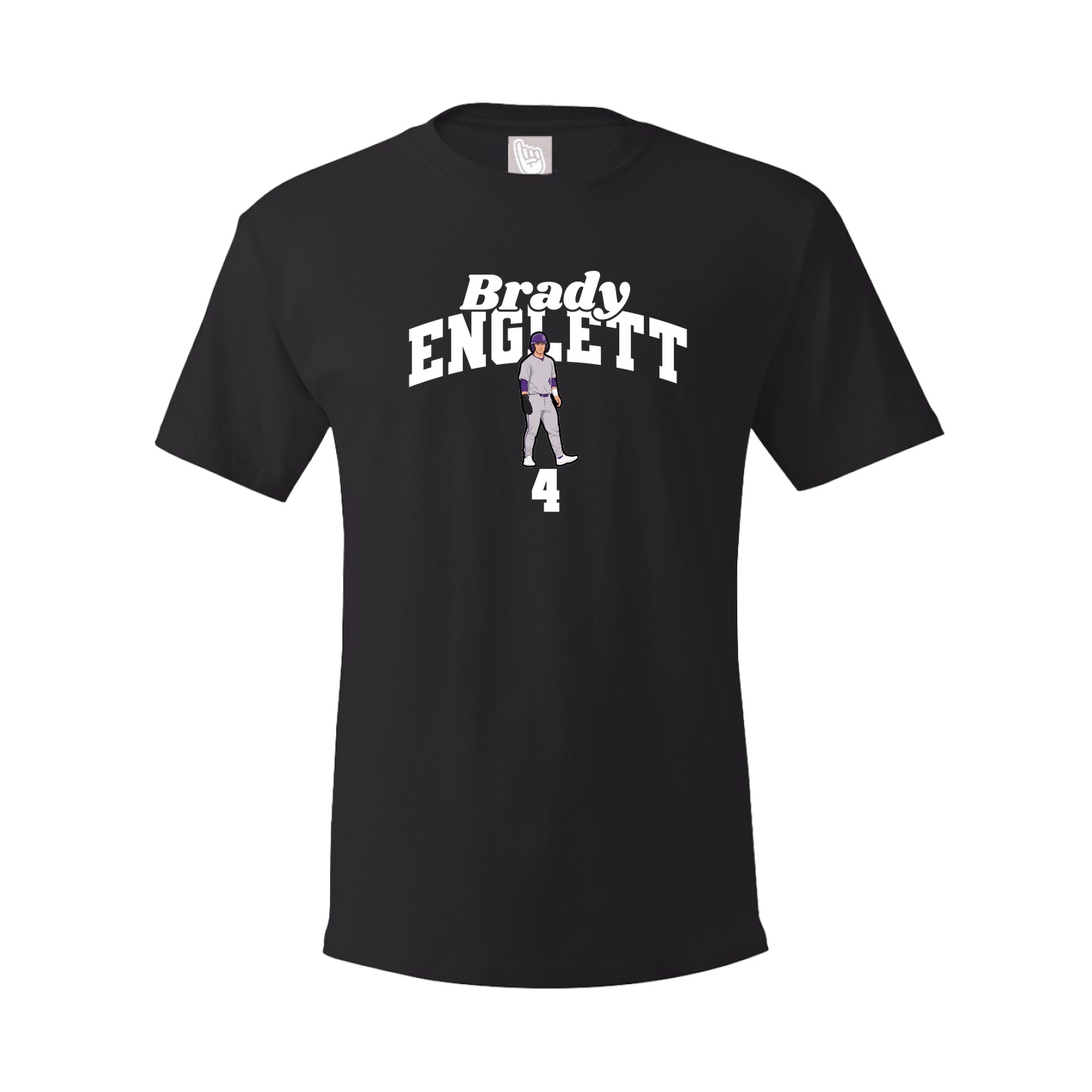 Youth Tee — Signature Arch in Black
