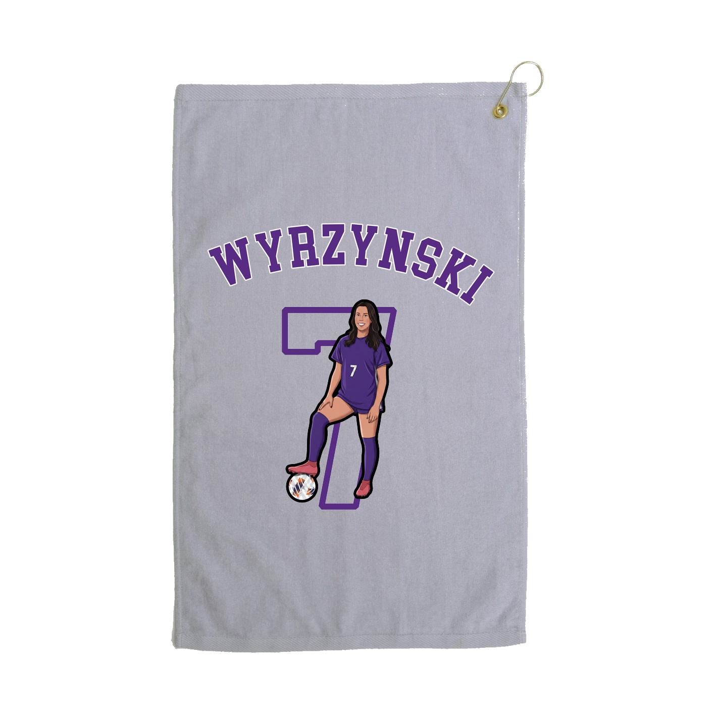 Golf Towel — Shirsey Arch in Grey